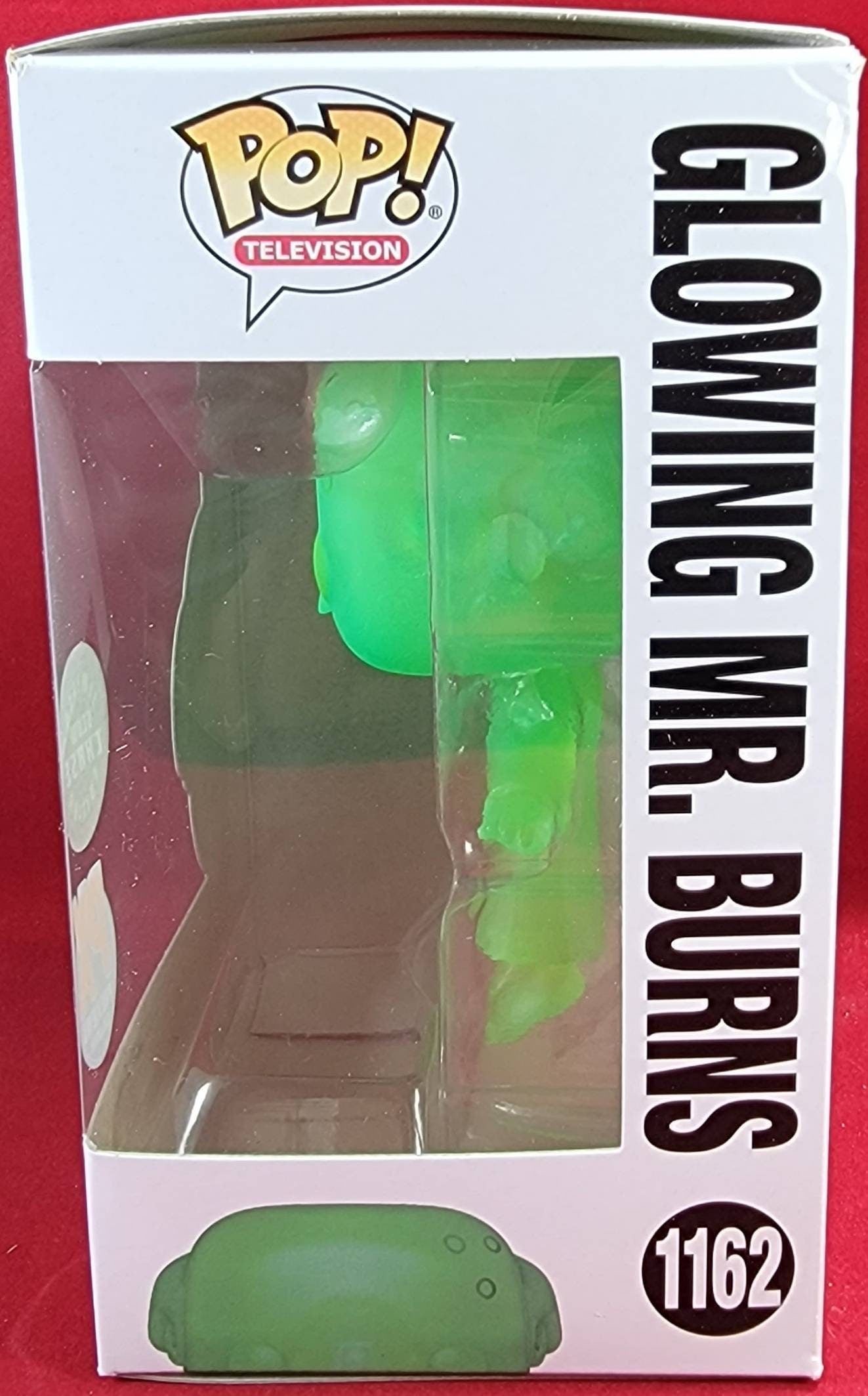 Simpson's glowing Mr. Burns chase px funko # 1162 (nib)