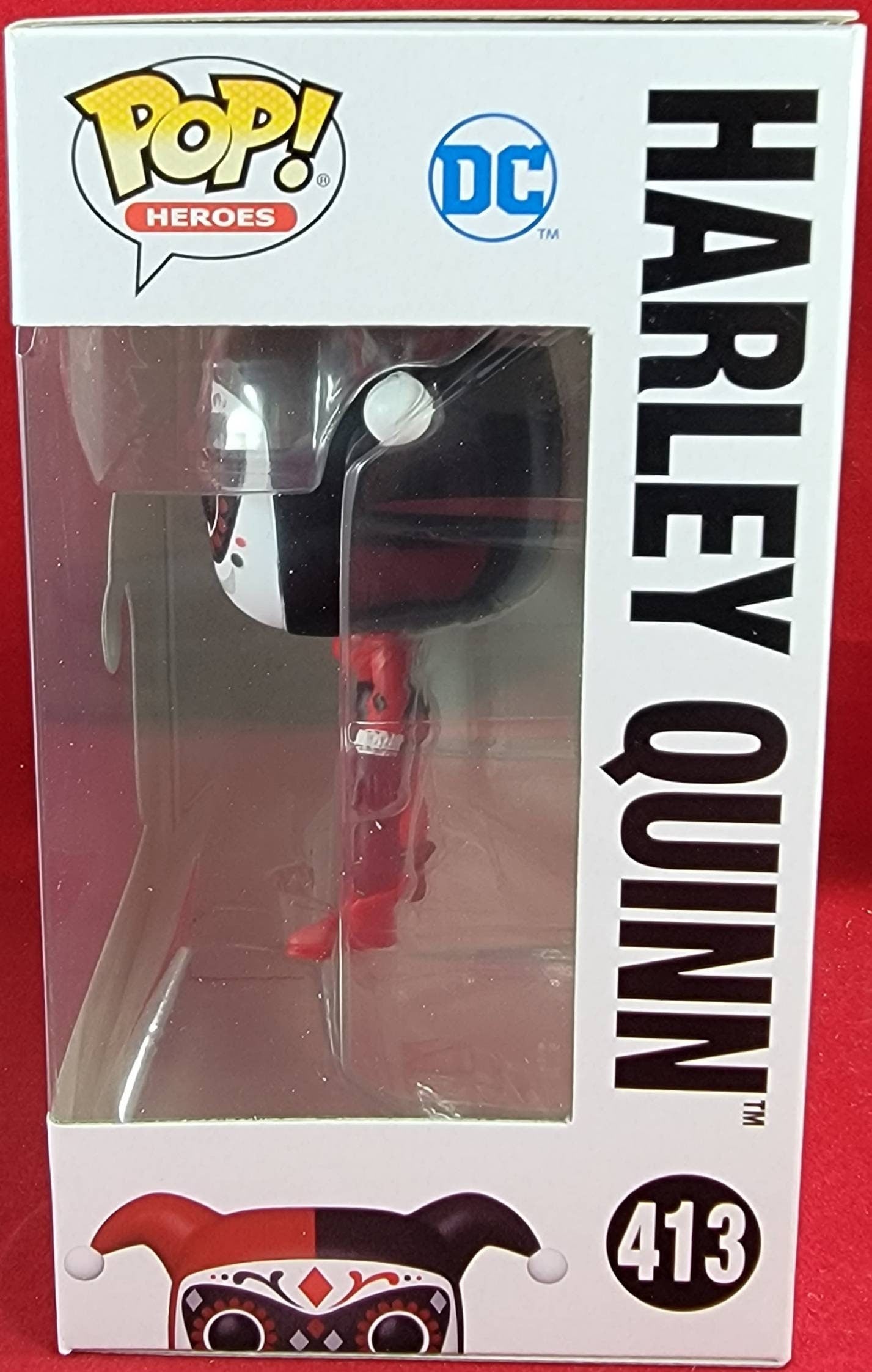 The harley quinn funko # 413 (nib)