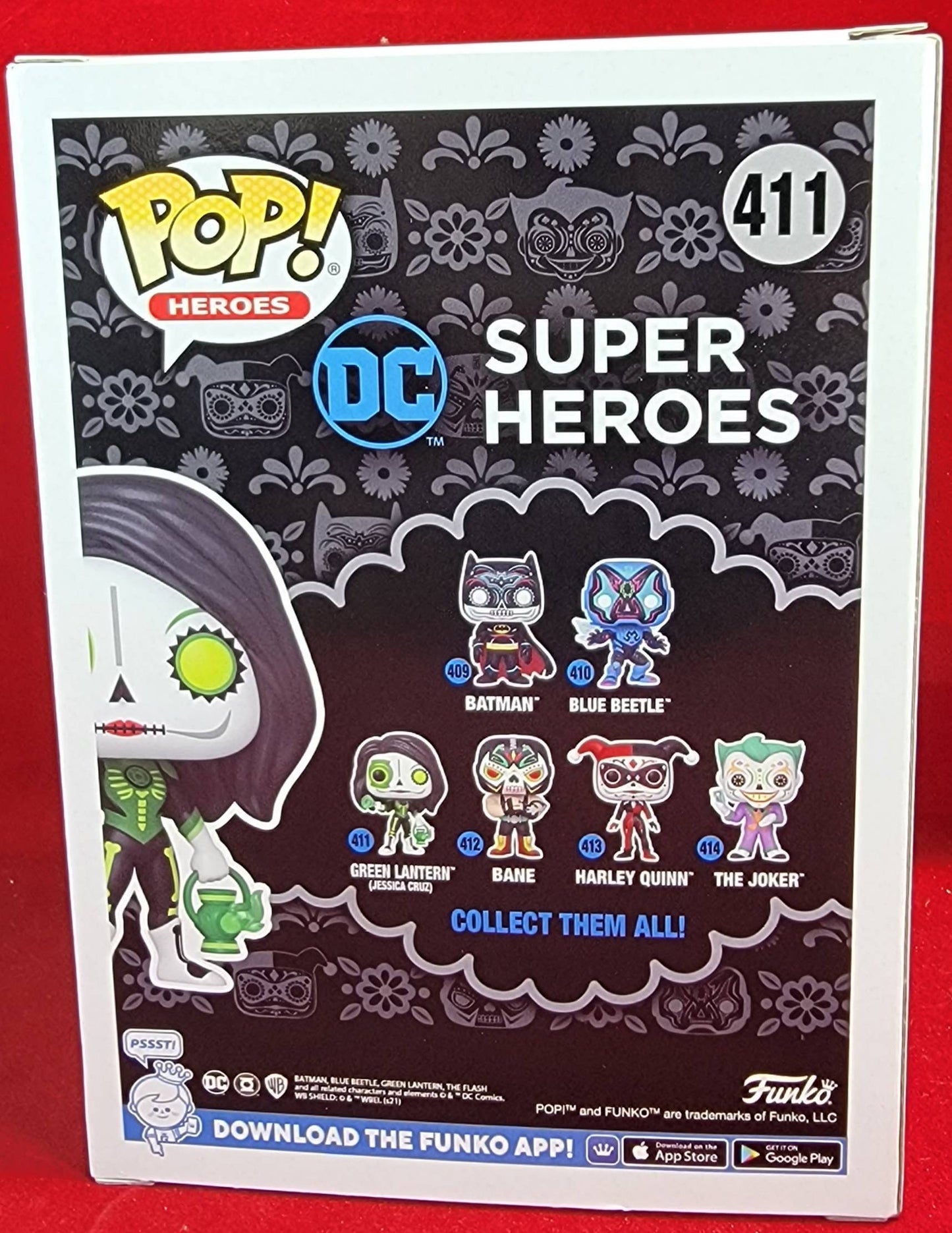 The green lantern jessica Cruz funko # 411 (nib)