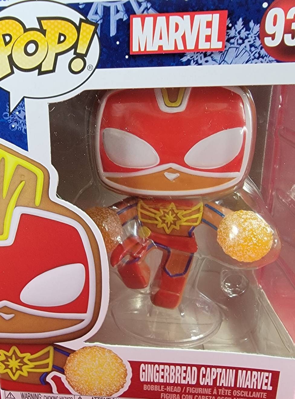 Gingerbread captain marvel funko # 936 (nib)