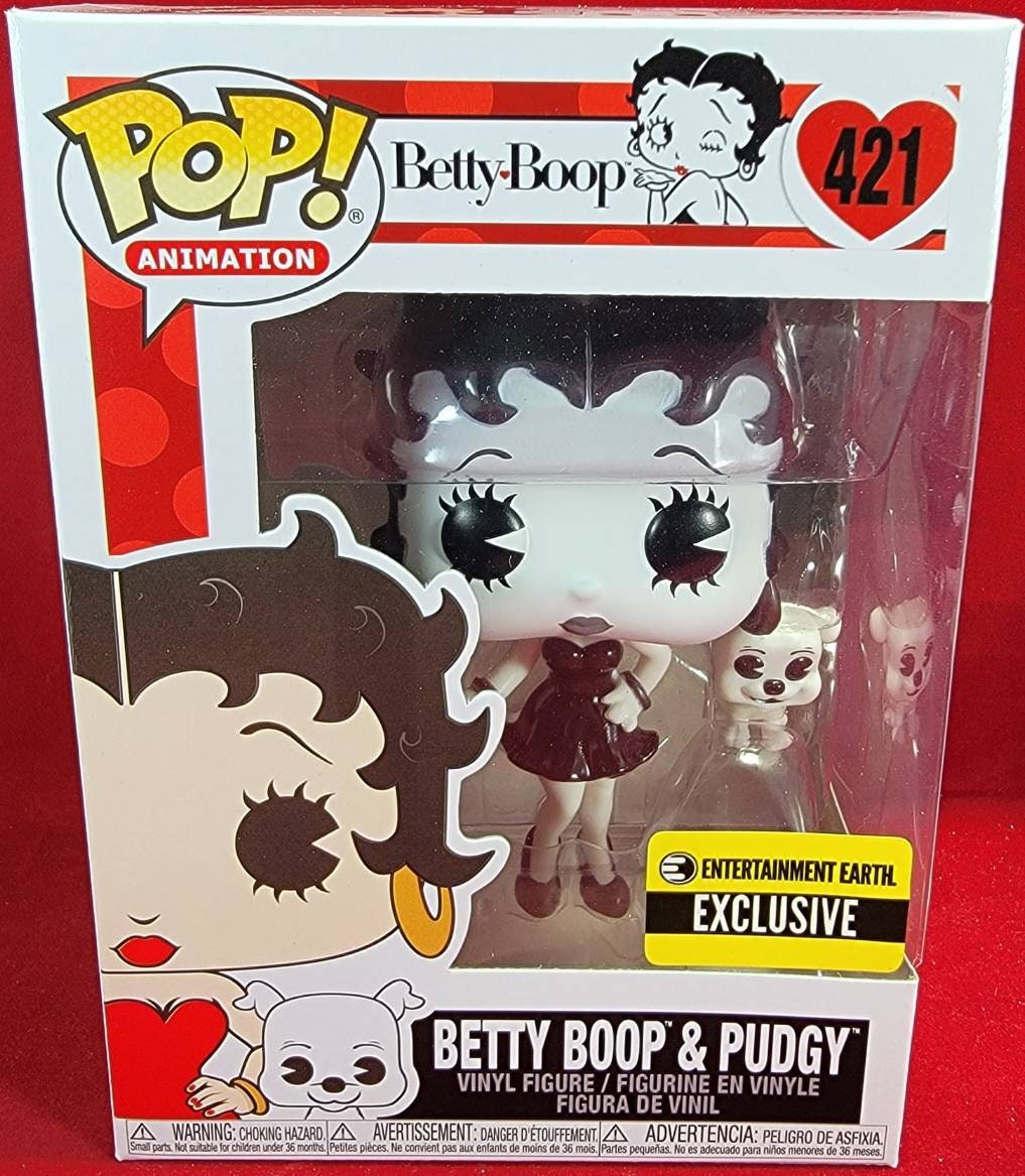 Betty Boop & Pudgy entertainment earth exclusive funko 421 (nib)