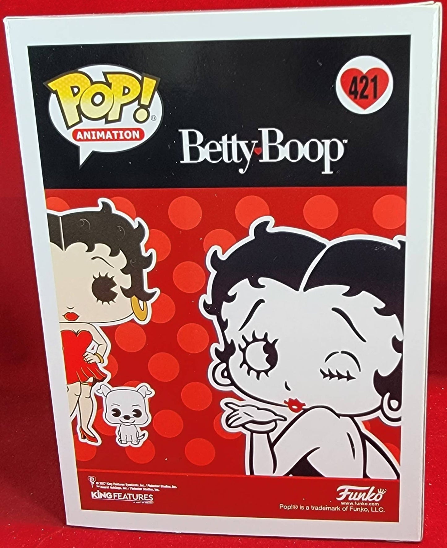 Betty Boop & Pudgy entertainment earth exclusive funko 421 (nib)