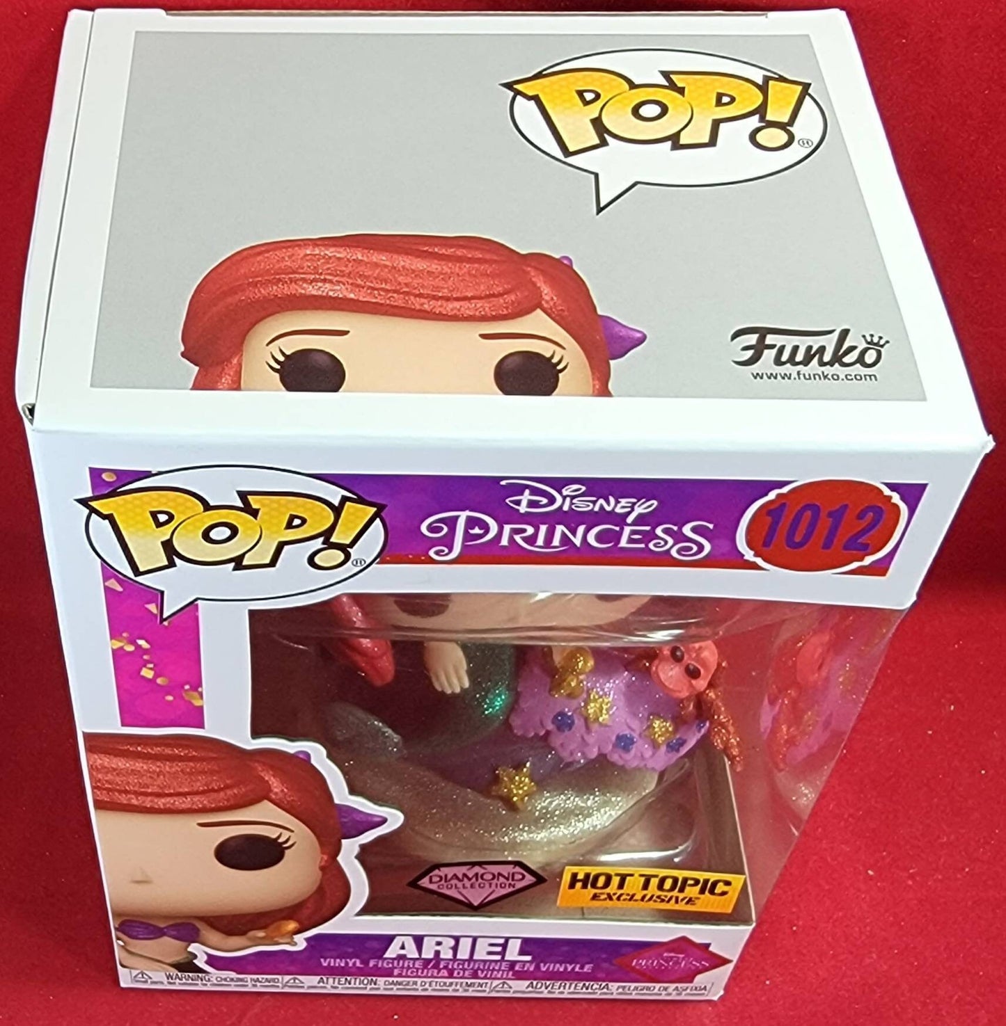 Airel hot topic diamond exclusive # 1012 funko (nib)