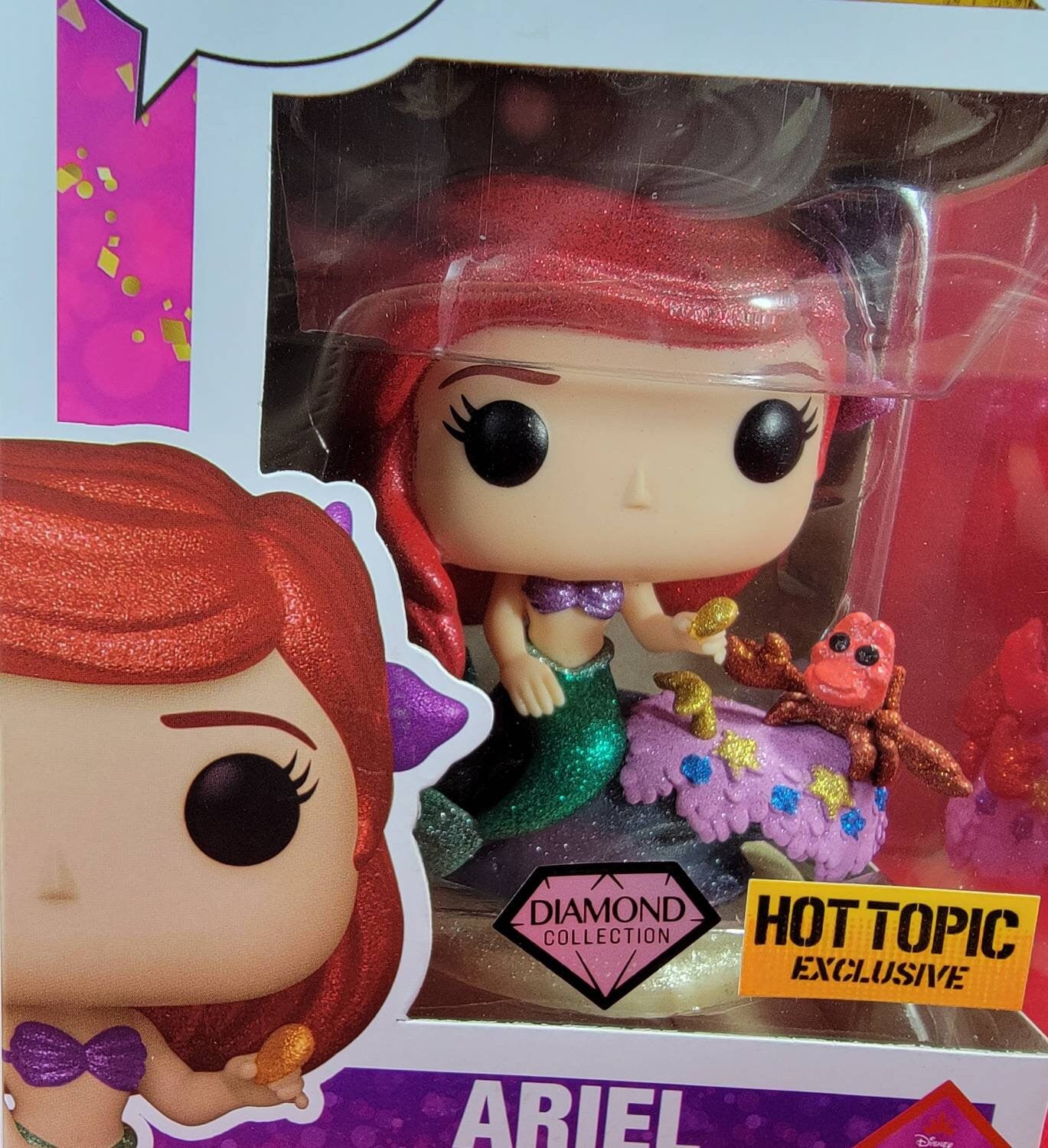 Airel hot topic diamond exclusive # 1012 funko (nib)