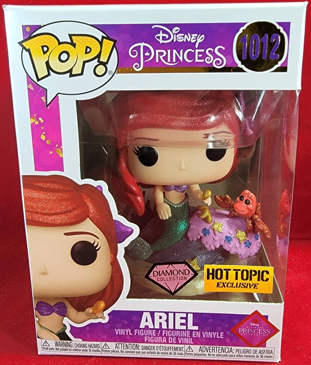 Airel hot topic diamond exclusive # 1012 funko (nib)