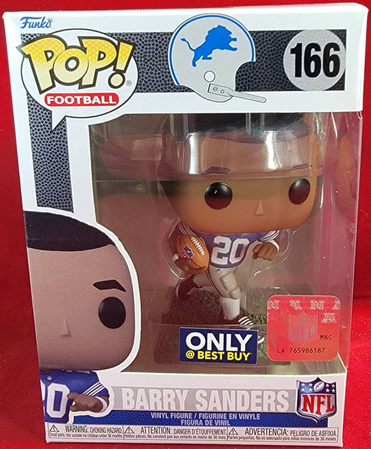 Barry Sanders best buy exclusive funko # 166 (nib)