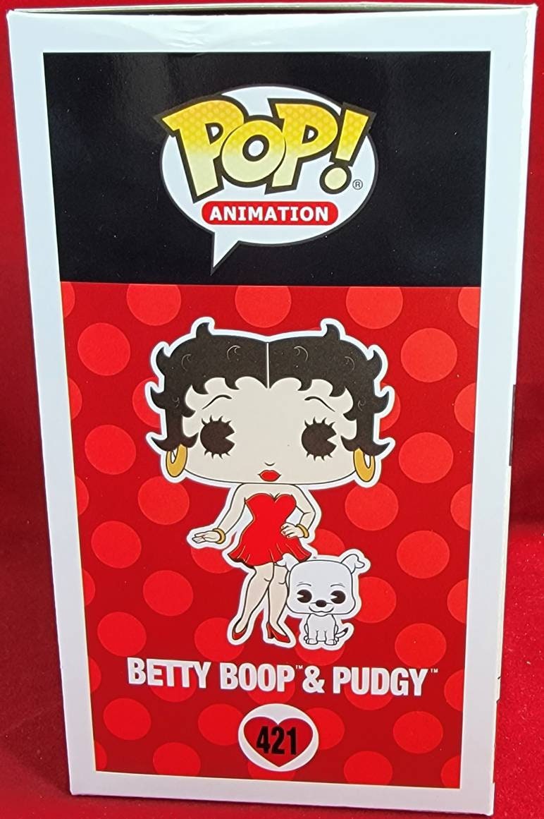 Betty Boop & Pudgy entertainment earth exclusive funko 421 (nib)
