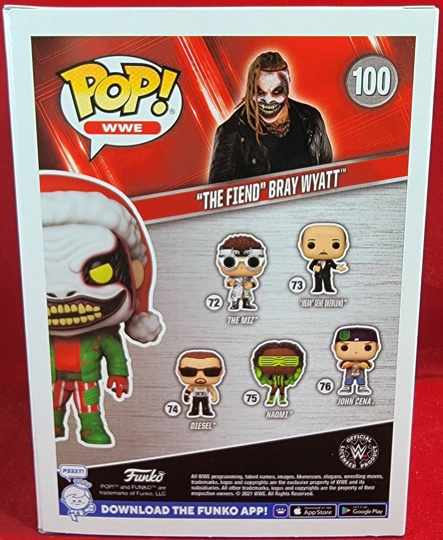 The fiend bray wyatt Wal-Mart exclusive funko # 100 (nib)