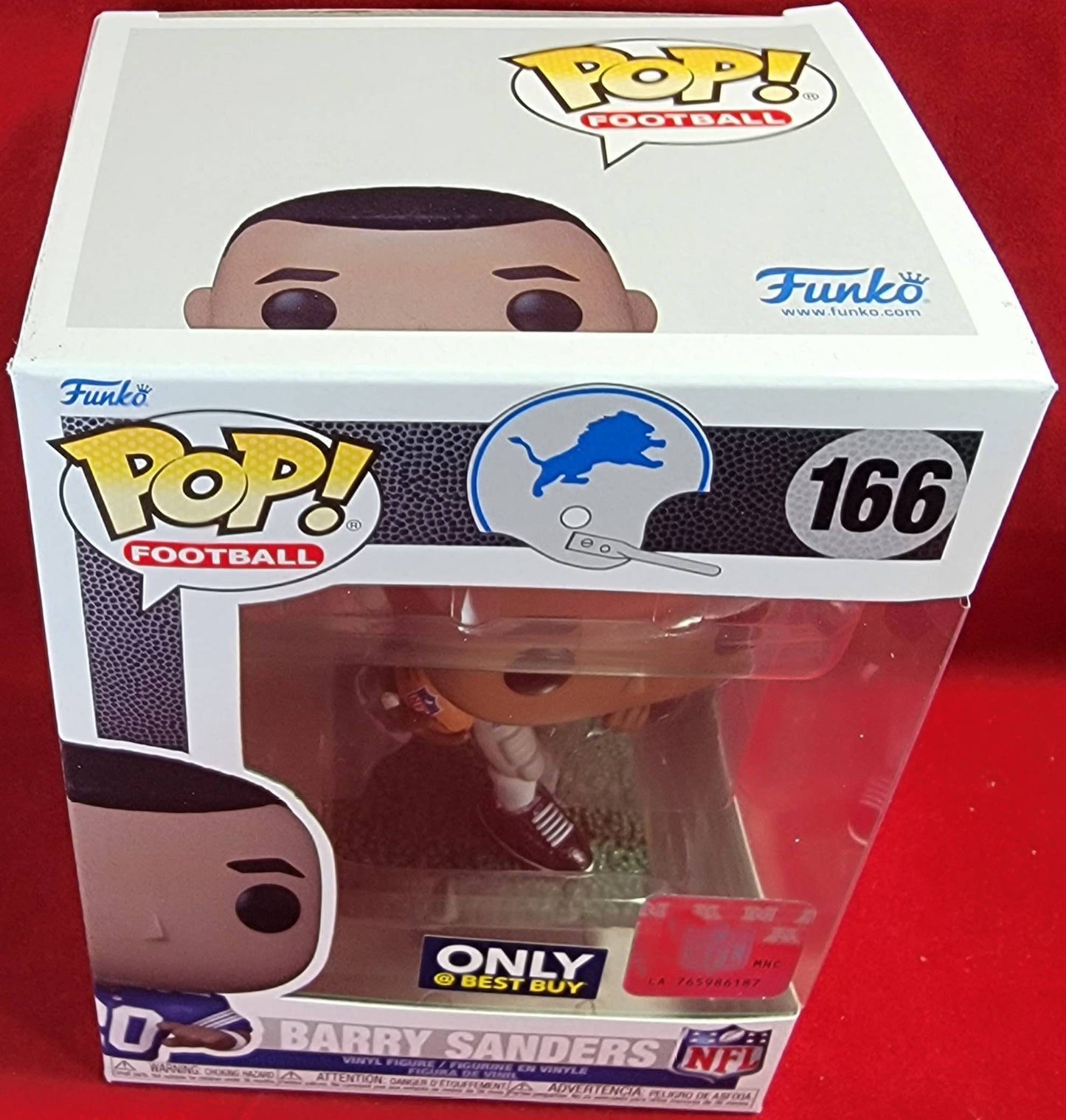 Barry Sanders best buy exclusive funko # 166 (nib)