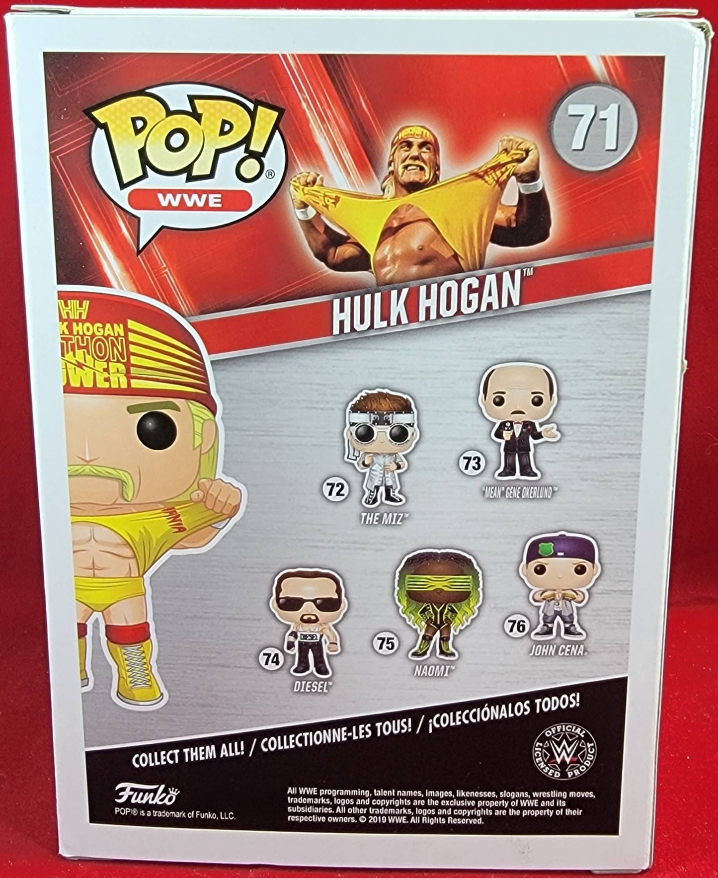 Hulk Hogan Wal-Mart exclusive # 71 funko