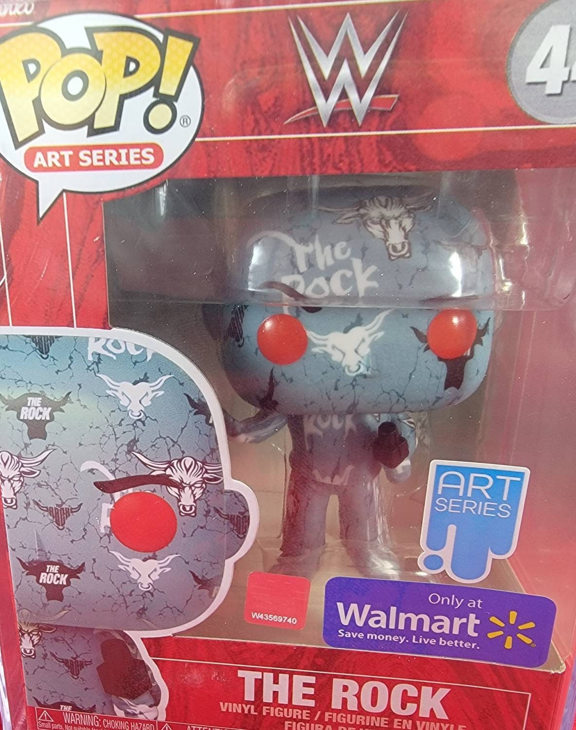 The rock Wal-Mart exclusive # 44 funko (nib)