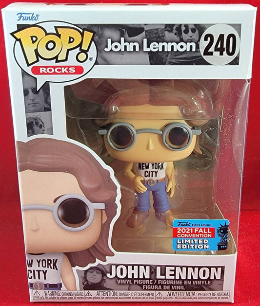 John Lennon 2021 fall convention exclusive funko # 240 (nib)