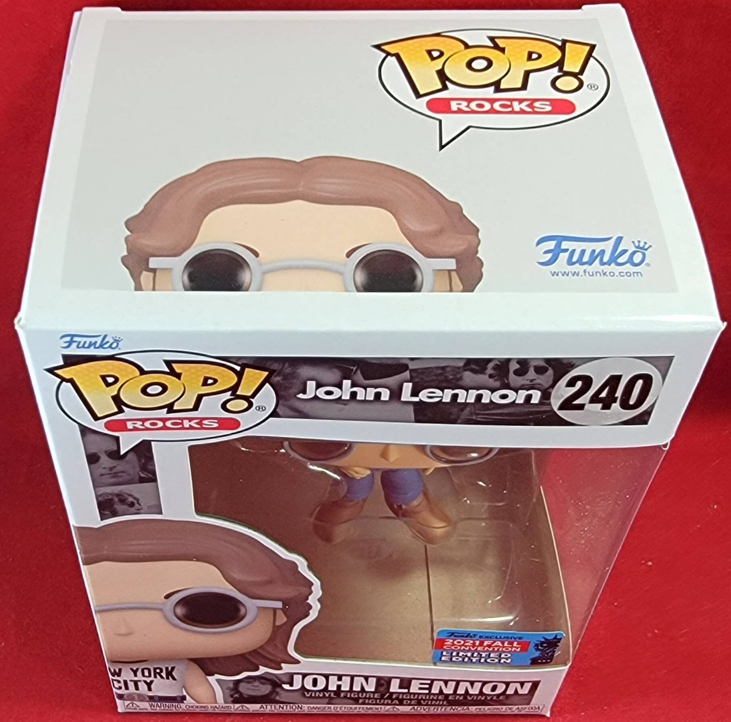 John Lennon 2021 fall convention exclusive funko # 240 (nib)