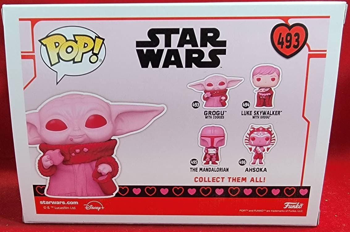 The grogu Mandalorian Funko # 493 Star Wars Pop