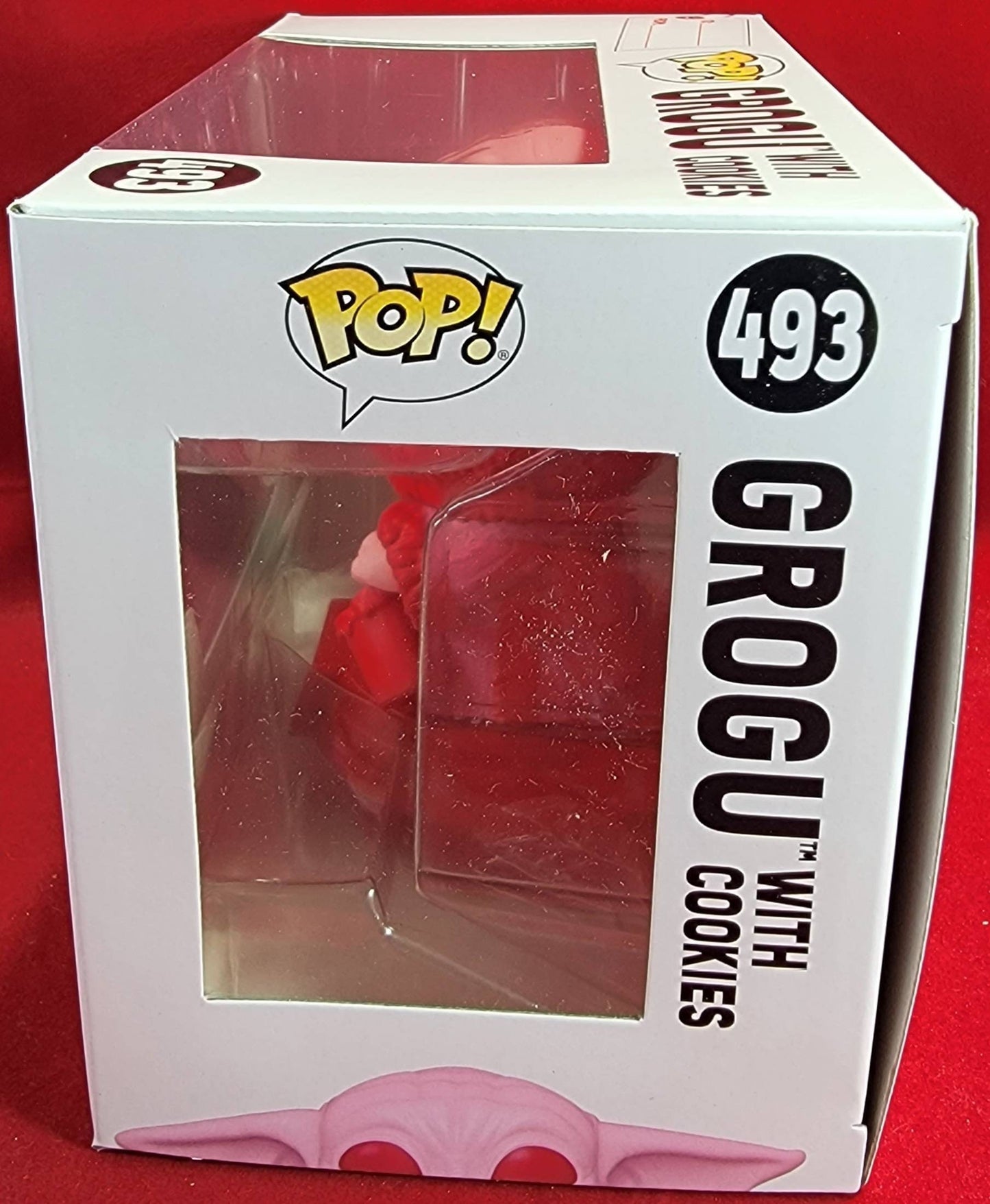 The grogu Mandalorian Funko # 493 Star Wars Pop