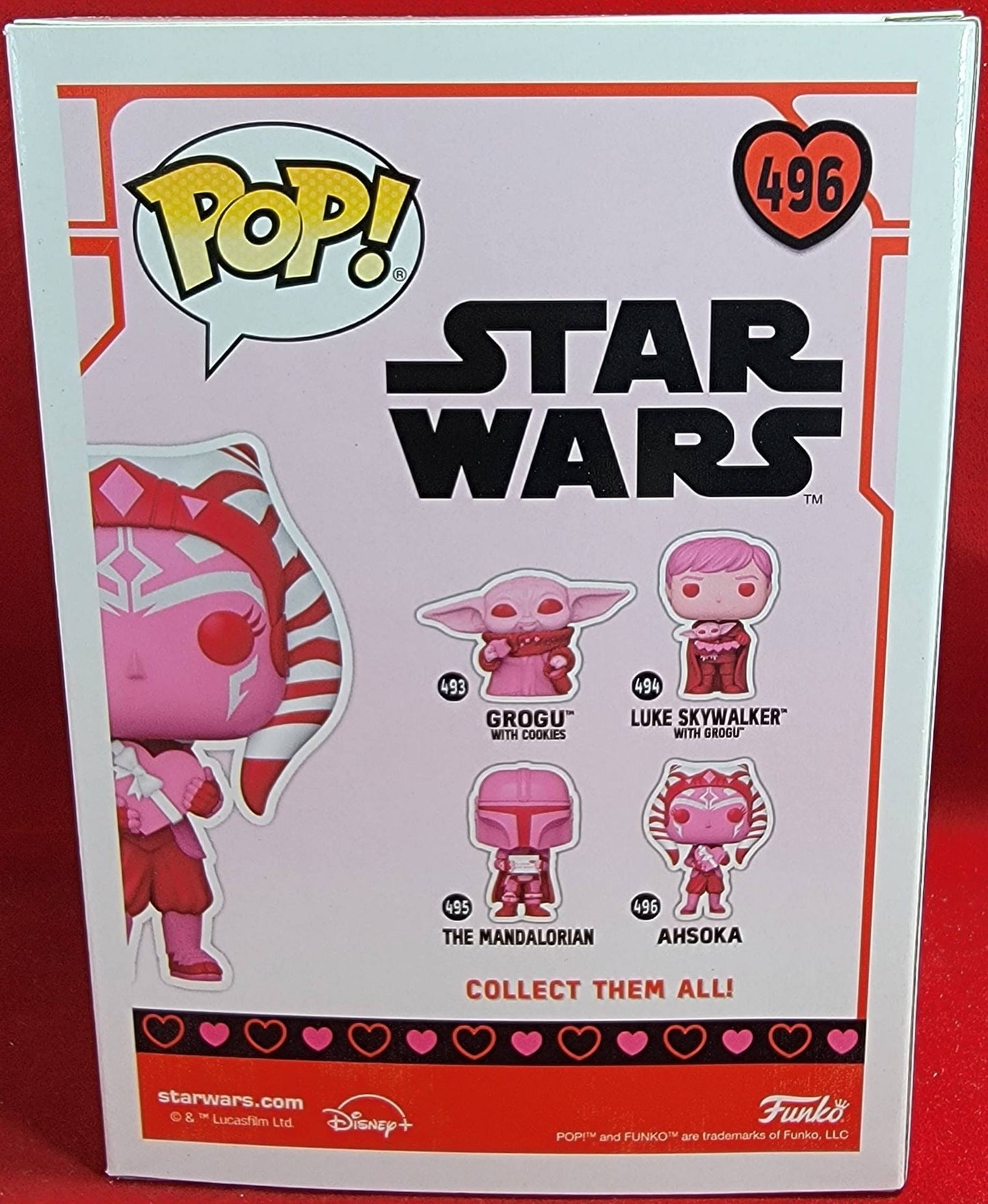 The ahsoka Mandalorian Funko # 496 Star Wars Pop