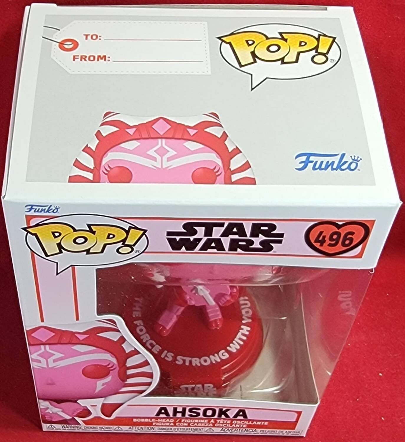 The ahsoka Mandalorian Funko # 496 Star Wars Pop