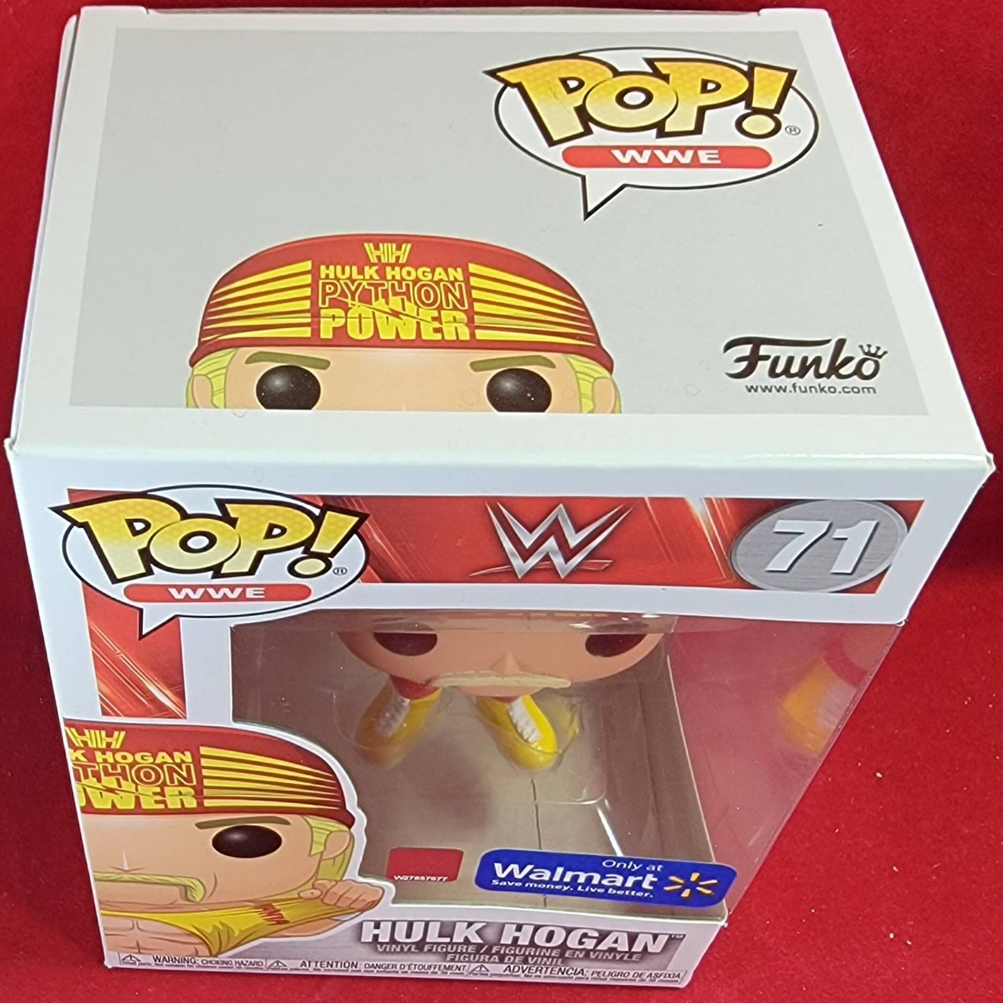 Hulk Hogan Wal-Mart exclusive # 71 funko