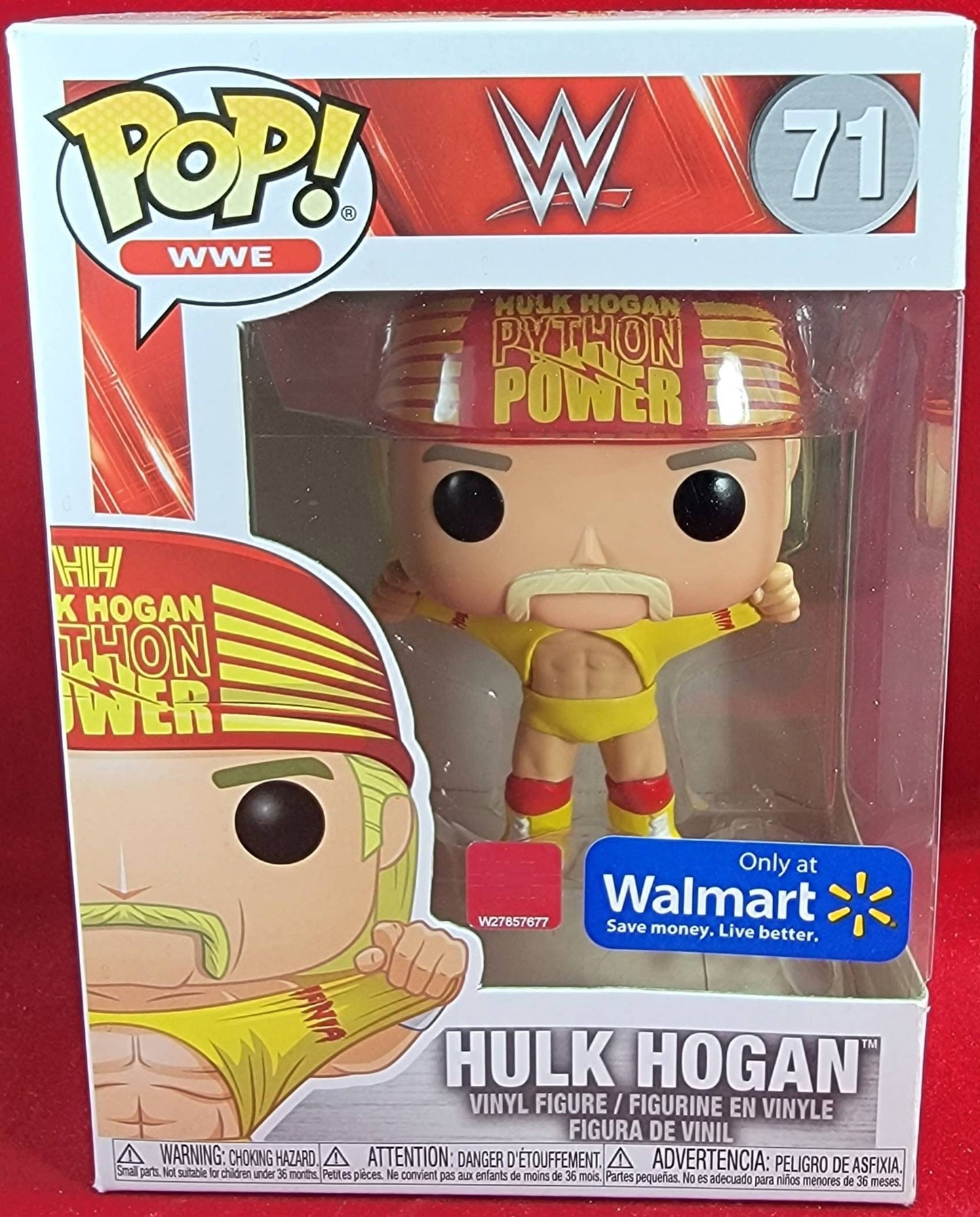 Hulk Hogan Wal-Mart exclusive # 71 funko