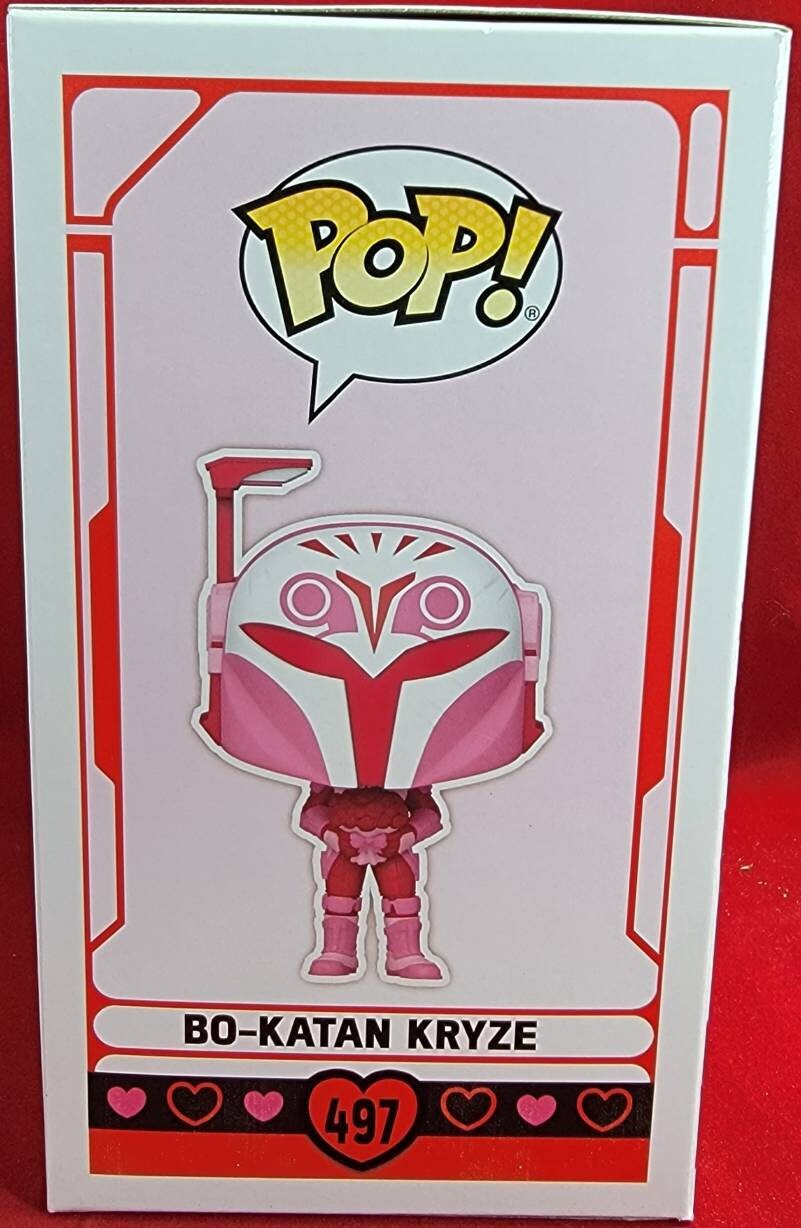 Bo-katan kryze Valentines Funko # 497 Star Wars Pop (nib)