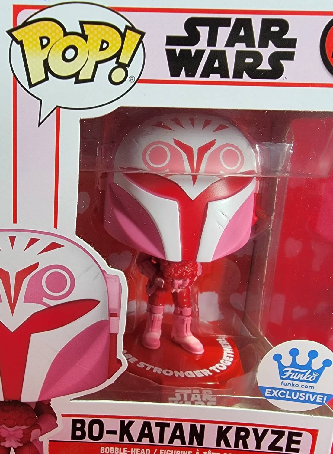 Bo-katan kryze Valentines Funko # 497 Star Wars Pop (nib)