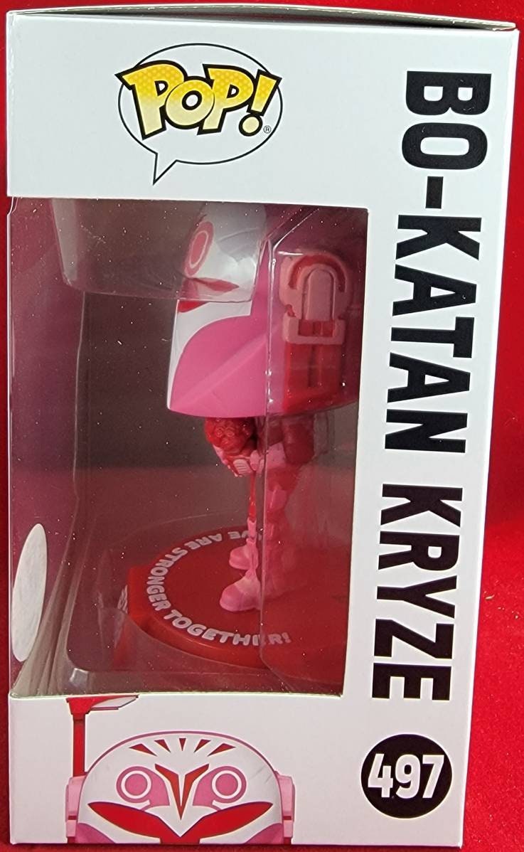 Bo-katan kryze Valentines Funko # 497 Star Wars Pop (nib)