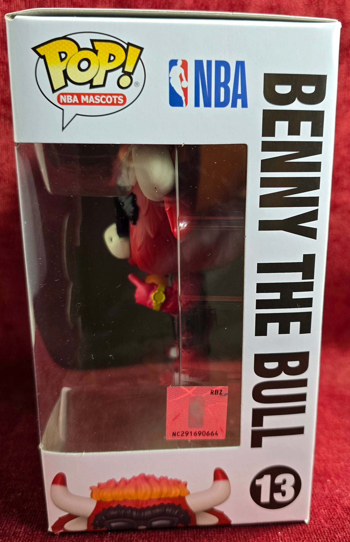 Funko Pop! Basketball: Benny The Bull # 13 (Nib)
With pop protector