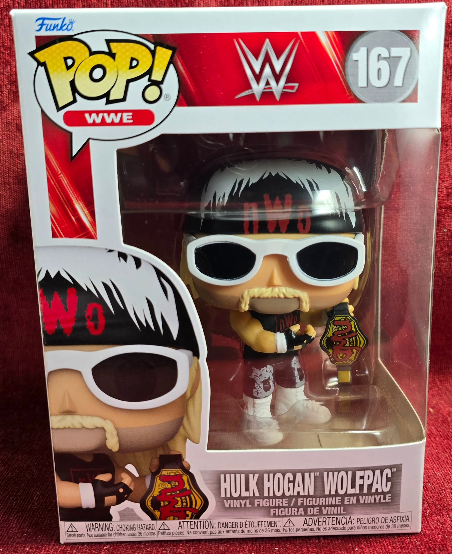 Funko Pop! WWE: Hulk Hogan Wolfpac # 167 (Nib)
With pop protector