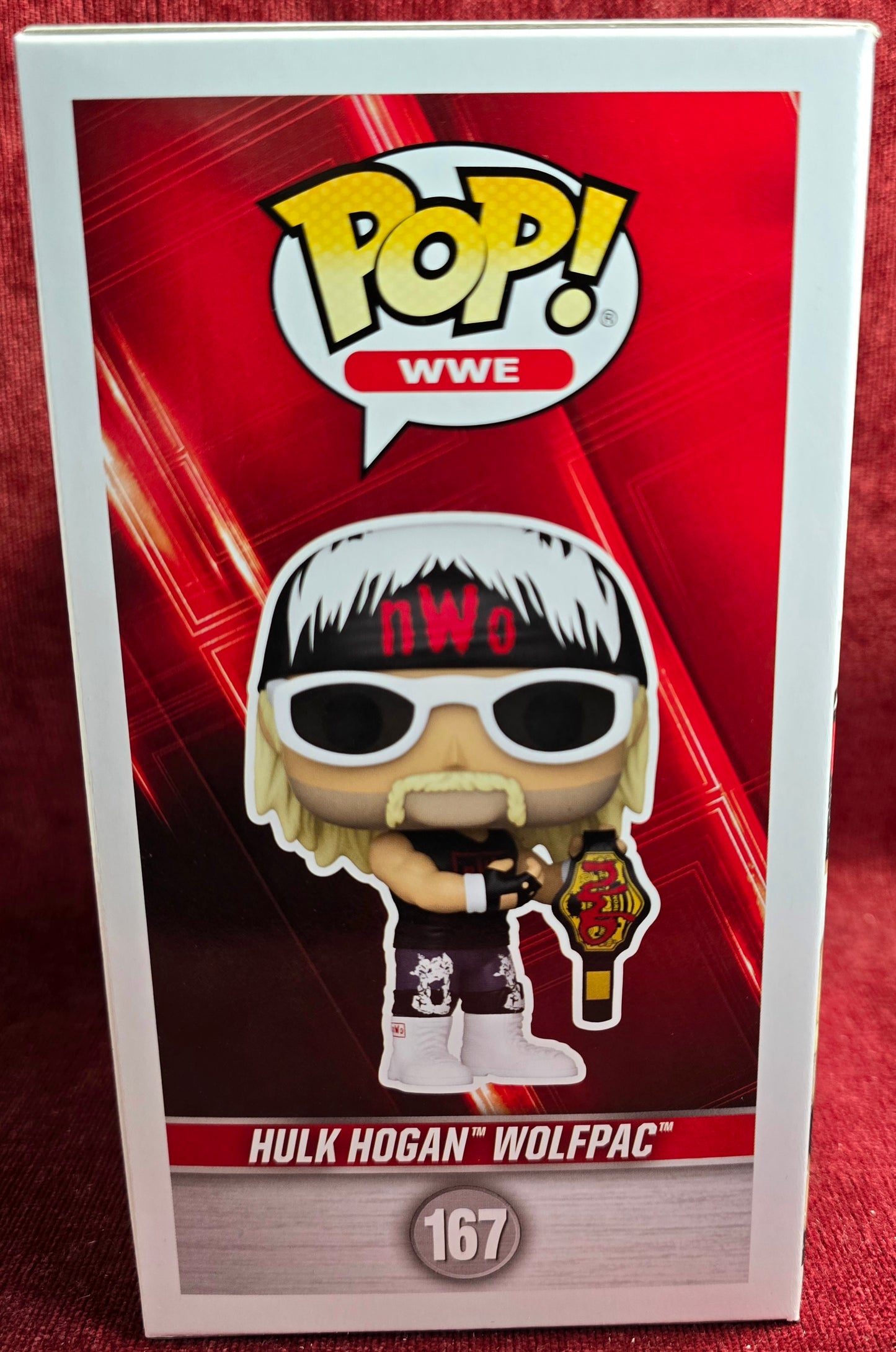 Funko Pop! WWE: Hulk Hogan Wolfpac # 167 (Nib)
With pop protector