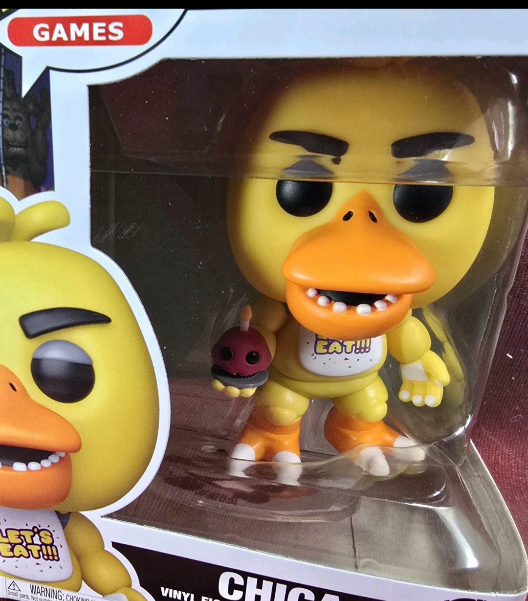 Funko Pop! Vinyl:  Chica # 1063 (Nib)
With pop protector