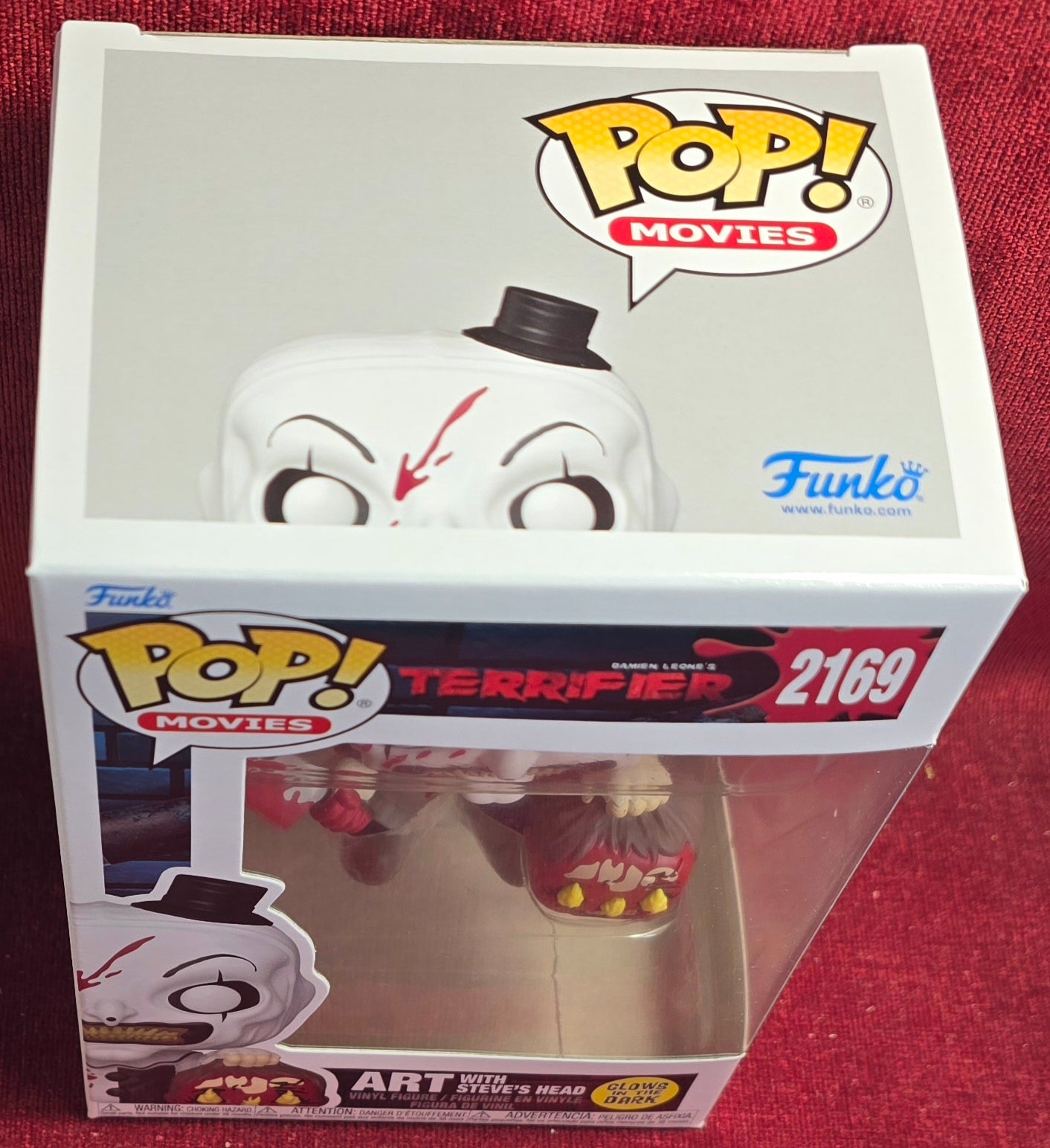 Funko POP! Movies: Art With Steve's Head # 2169 (Nib)
With pop protector