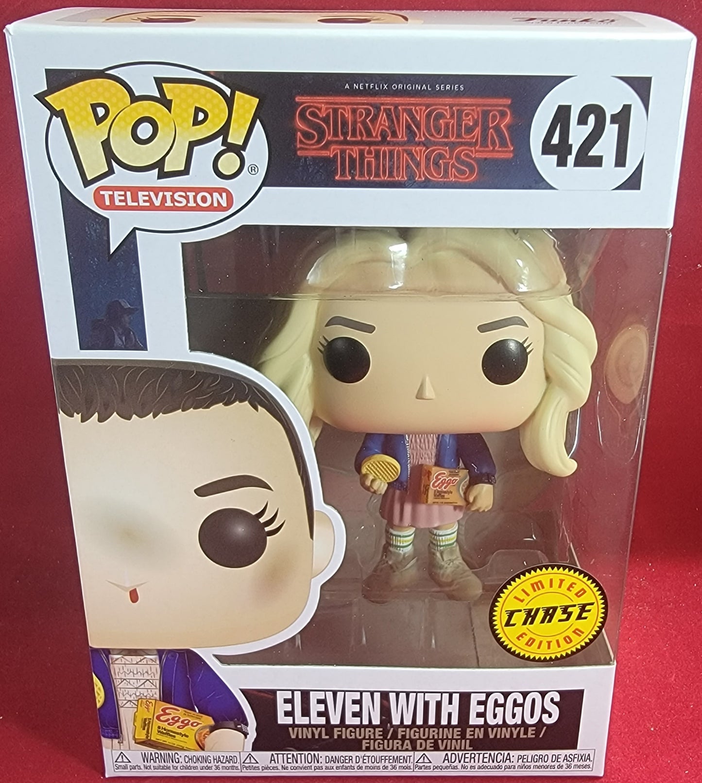 Eleven with eggos chase funko # 421 (nib)