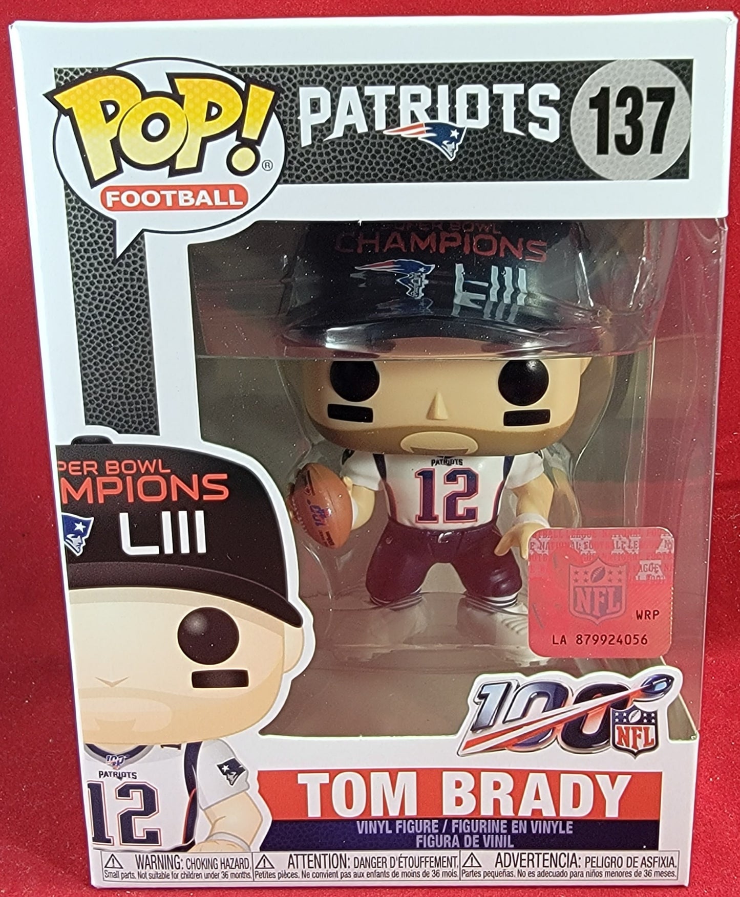 Tom brady funko # 137 (nib)