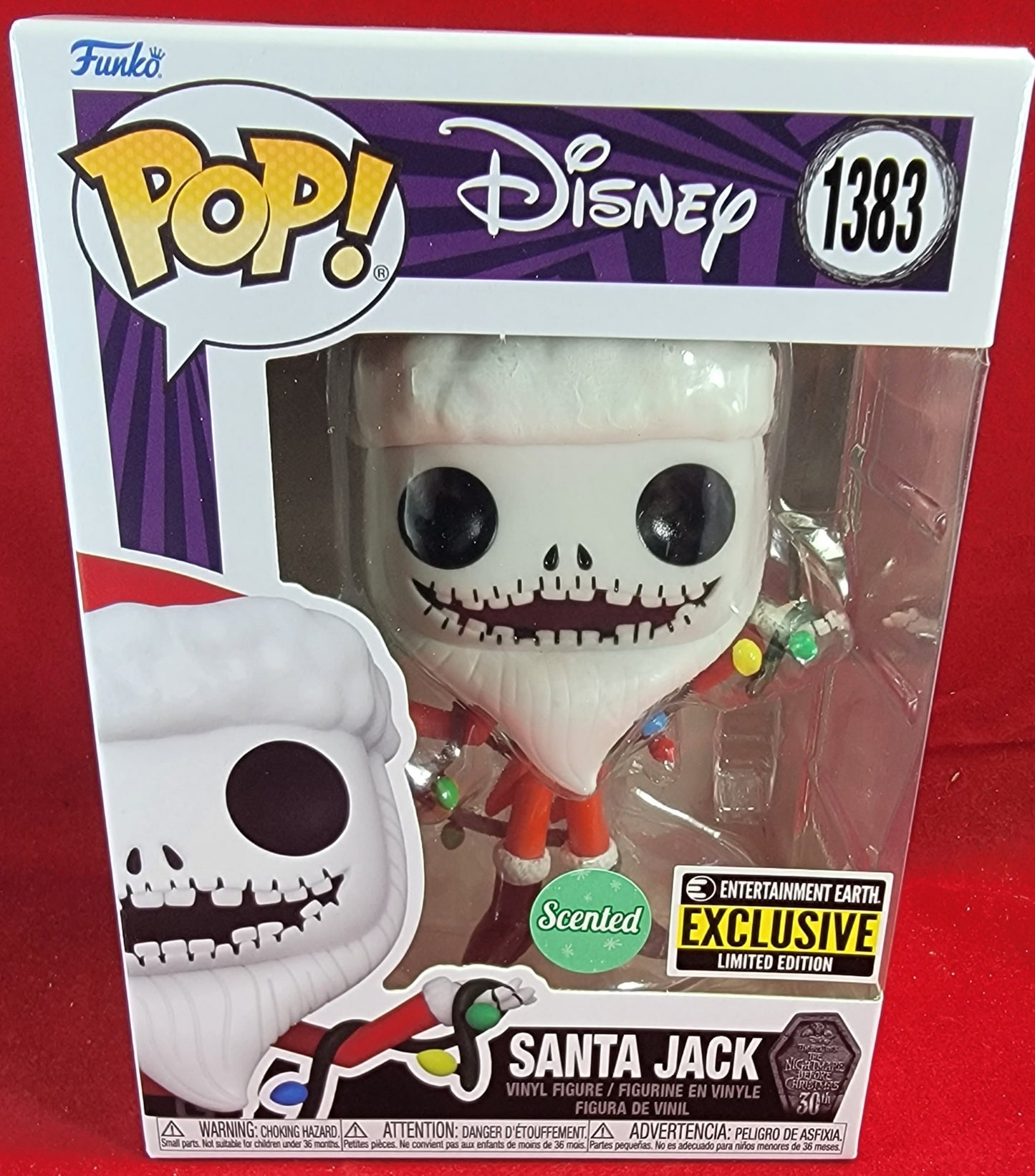 Santa jack entertainment earth funko # 1383 (nib)