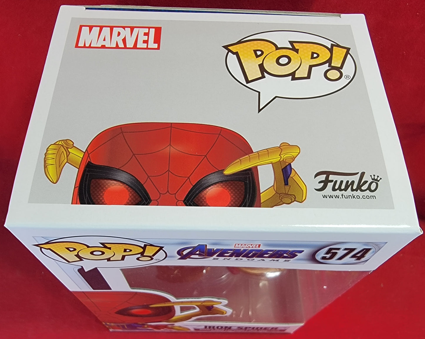Iron spider funko # 574 (nib)