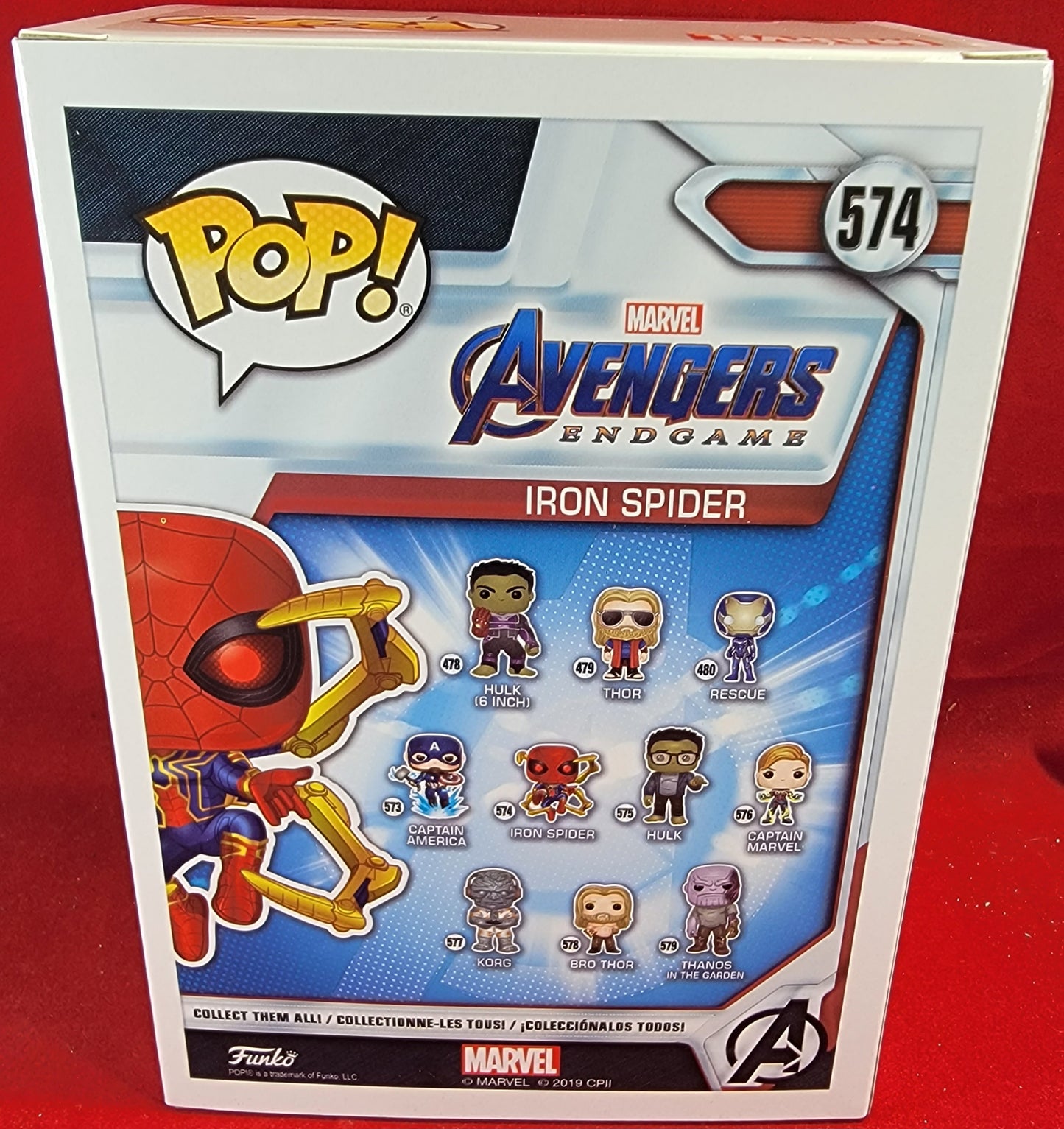 Iron spider funko # 574 (nib)