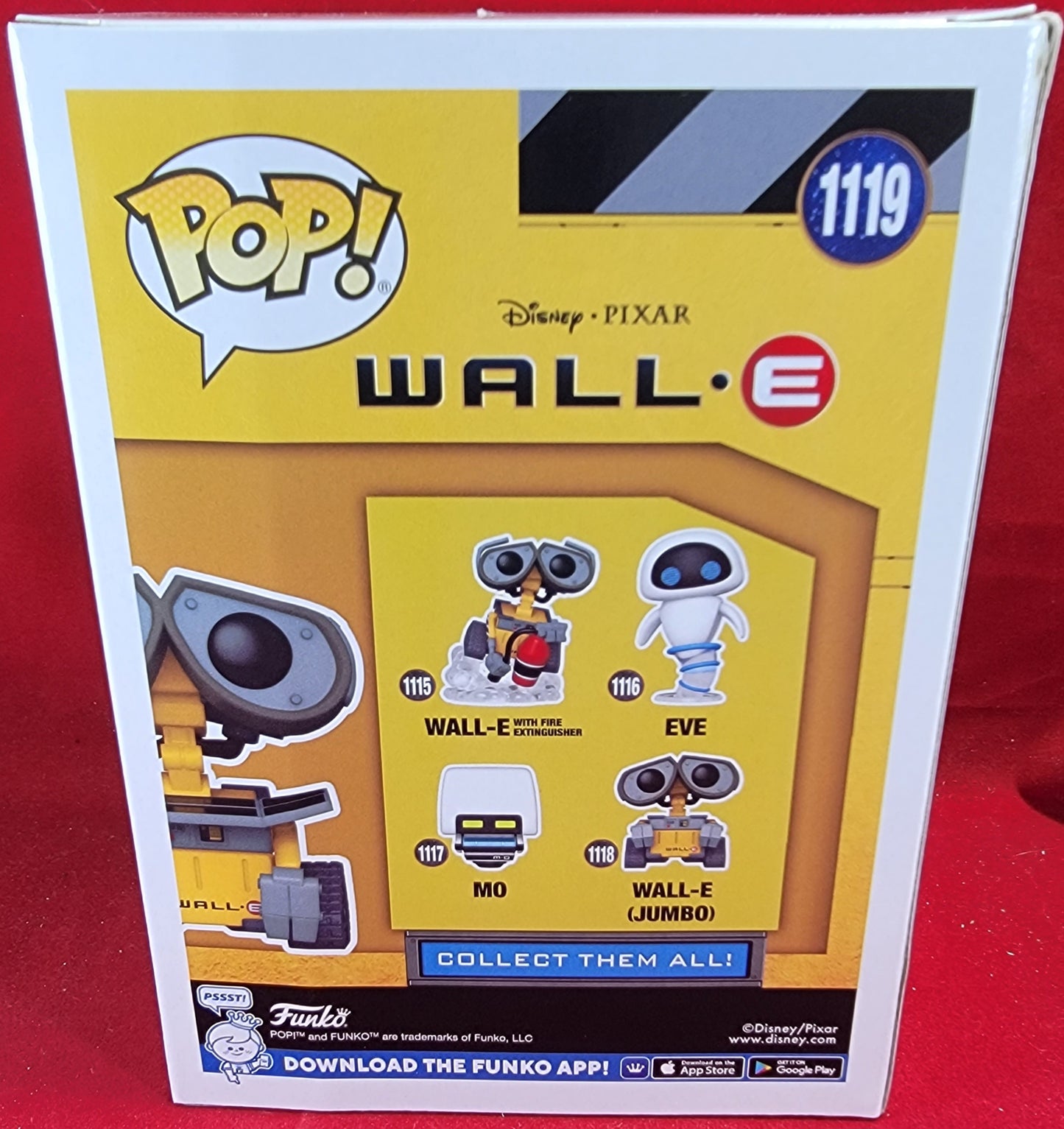 Charging wall-e specialty series funko # 1119 (nib)