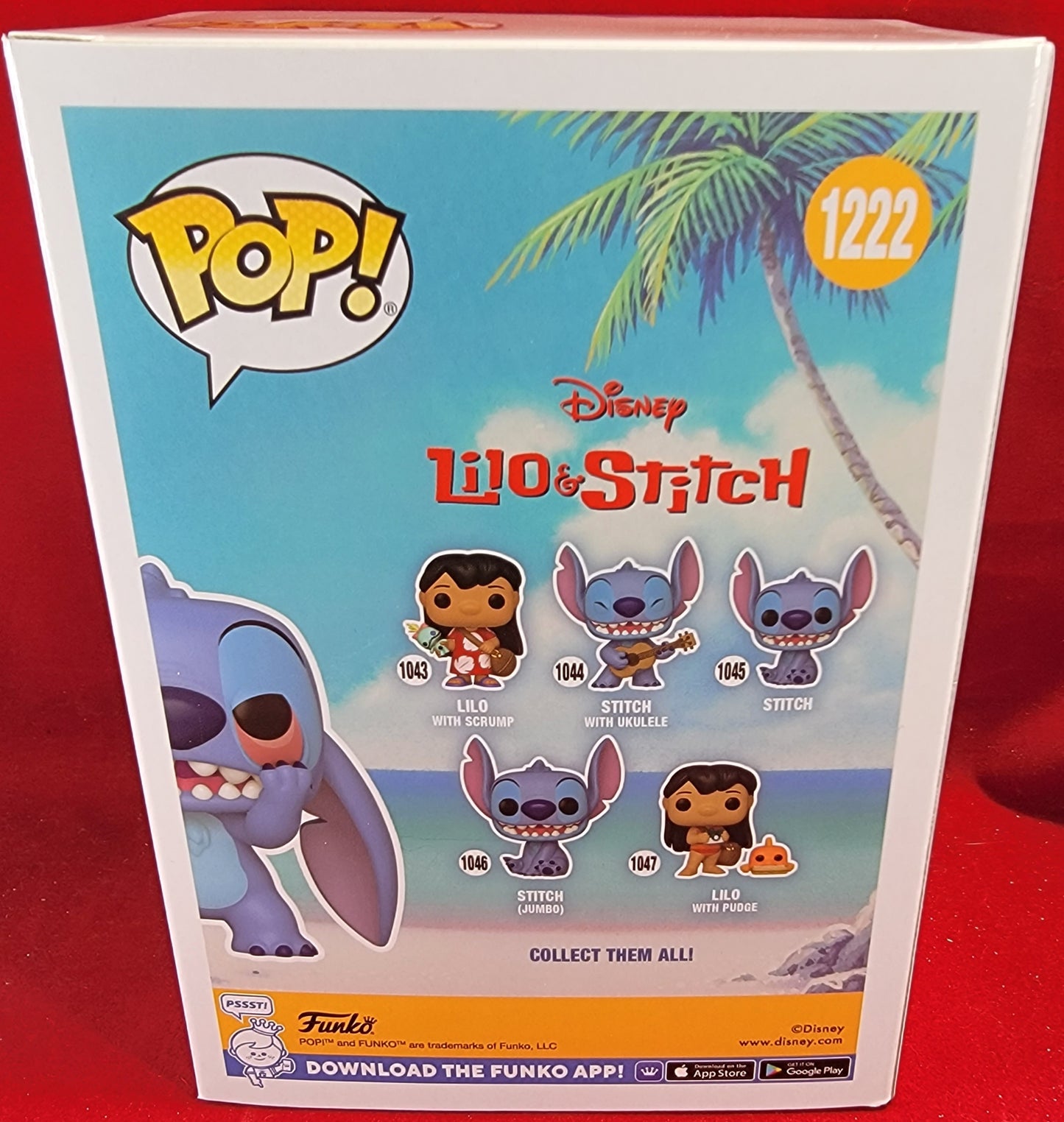 Annoyed stitch entertainment earth exclusive funko # 1222 (nib)