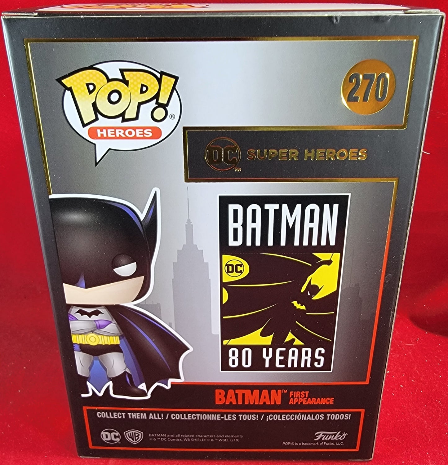 Batman first appearance funko # 270 (nib)