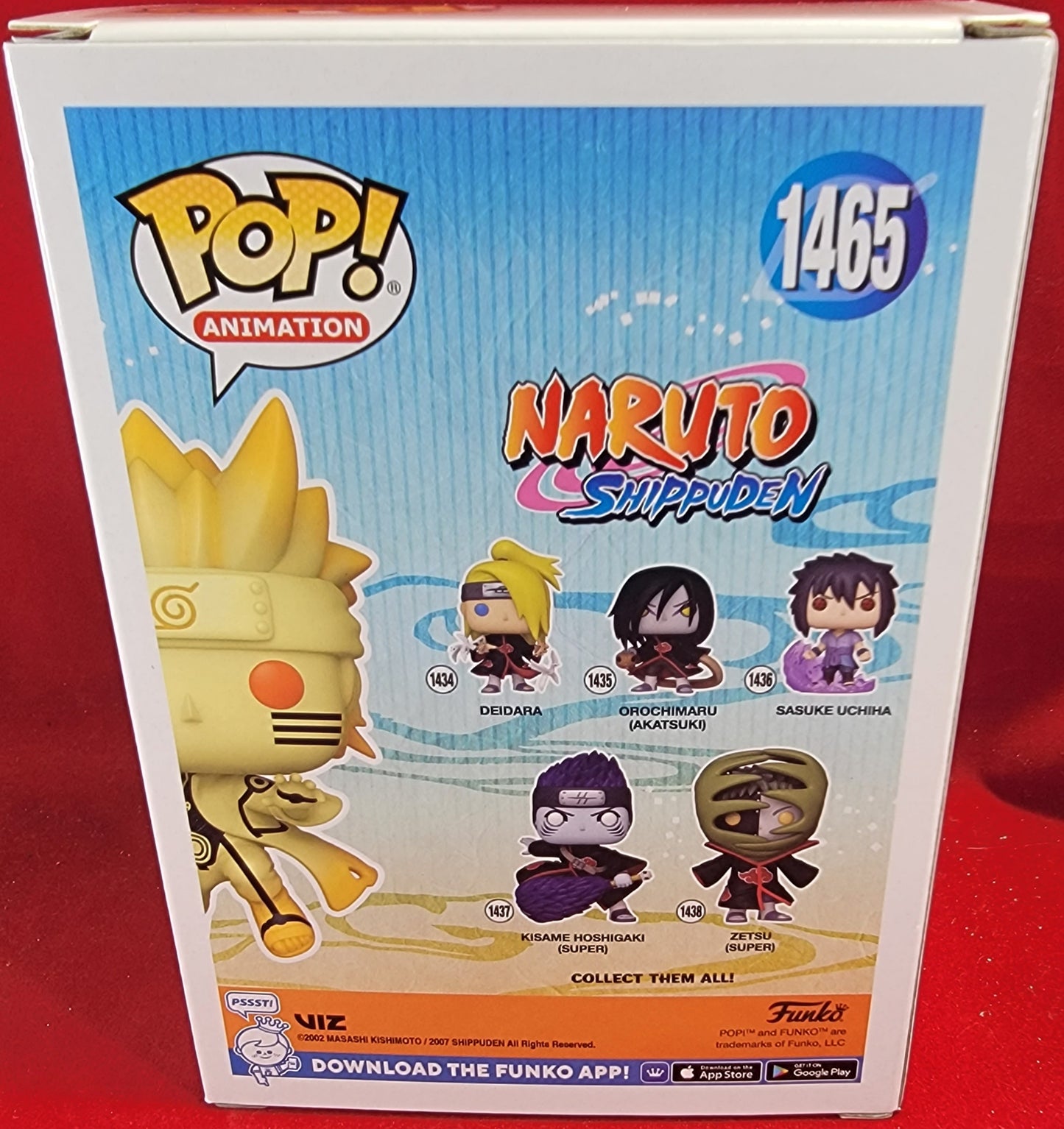 Naruto uzumaki (kurama link mode) chase aaa anime exclusive # 1465 (nib)