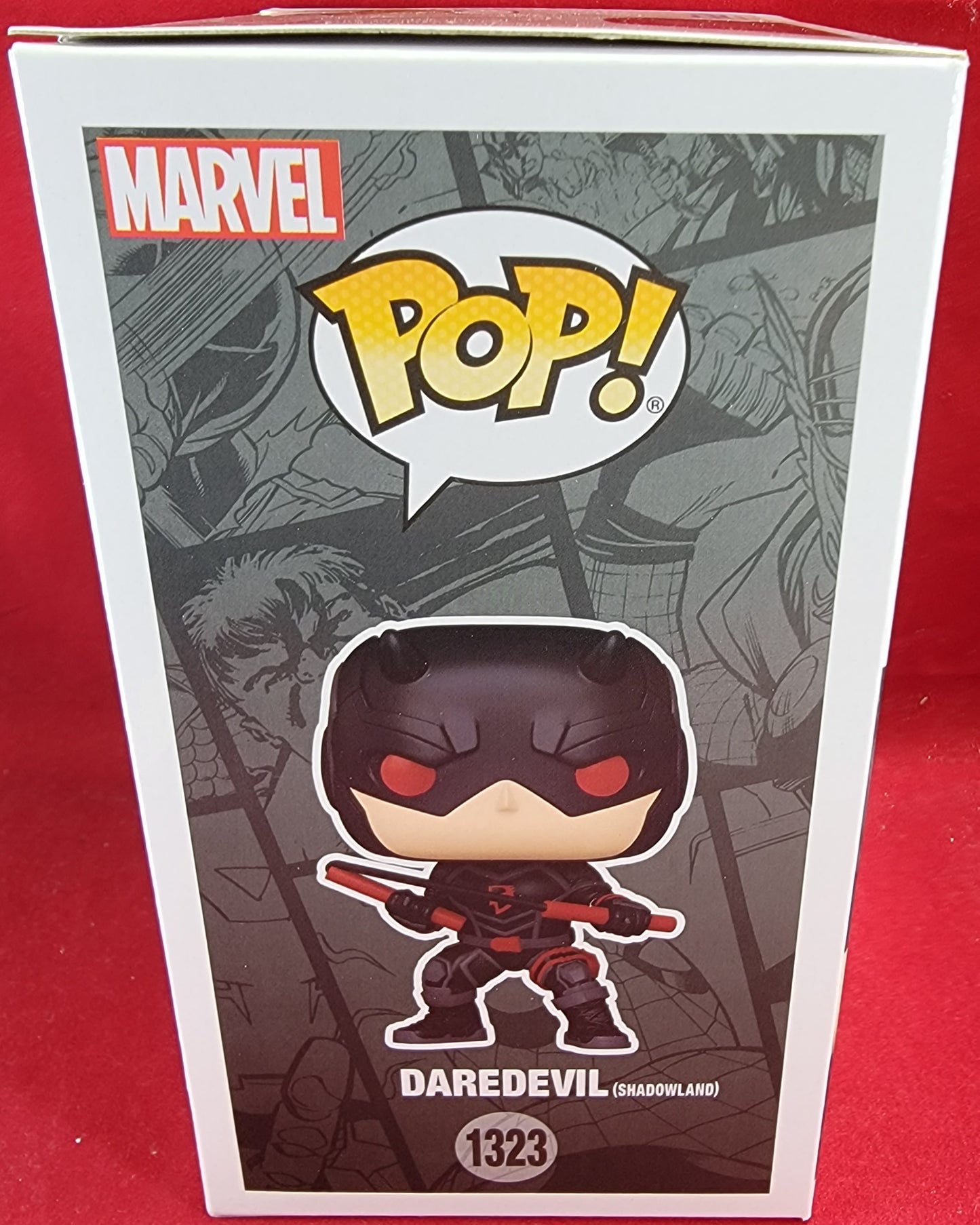 Daredevil in shadowland entertainment earth exclusive funko # 1323