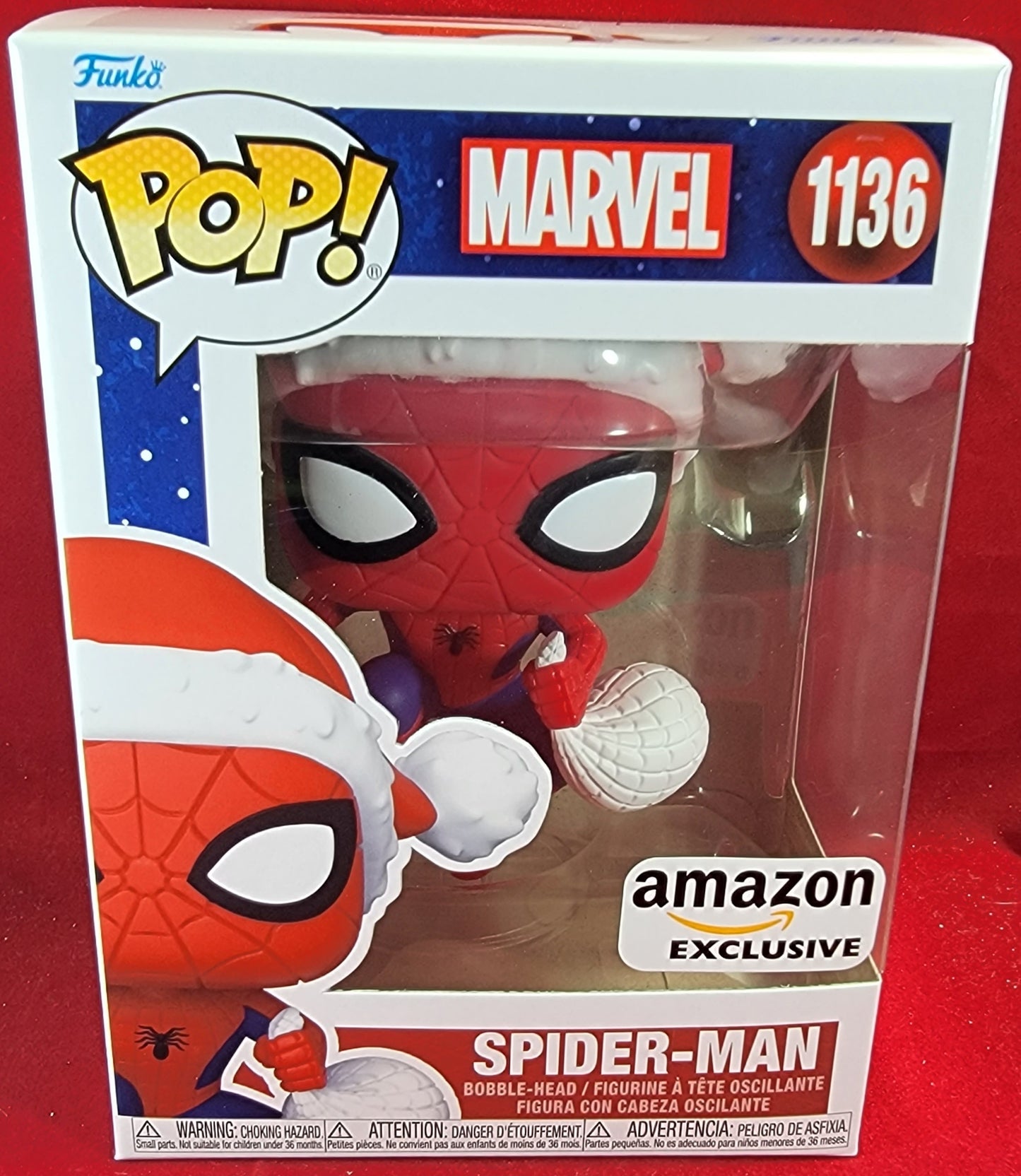 Spider-Man amazon exclusive funko # 1136 (nib)