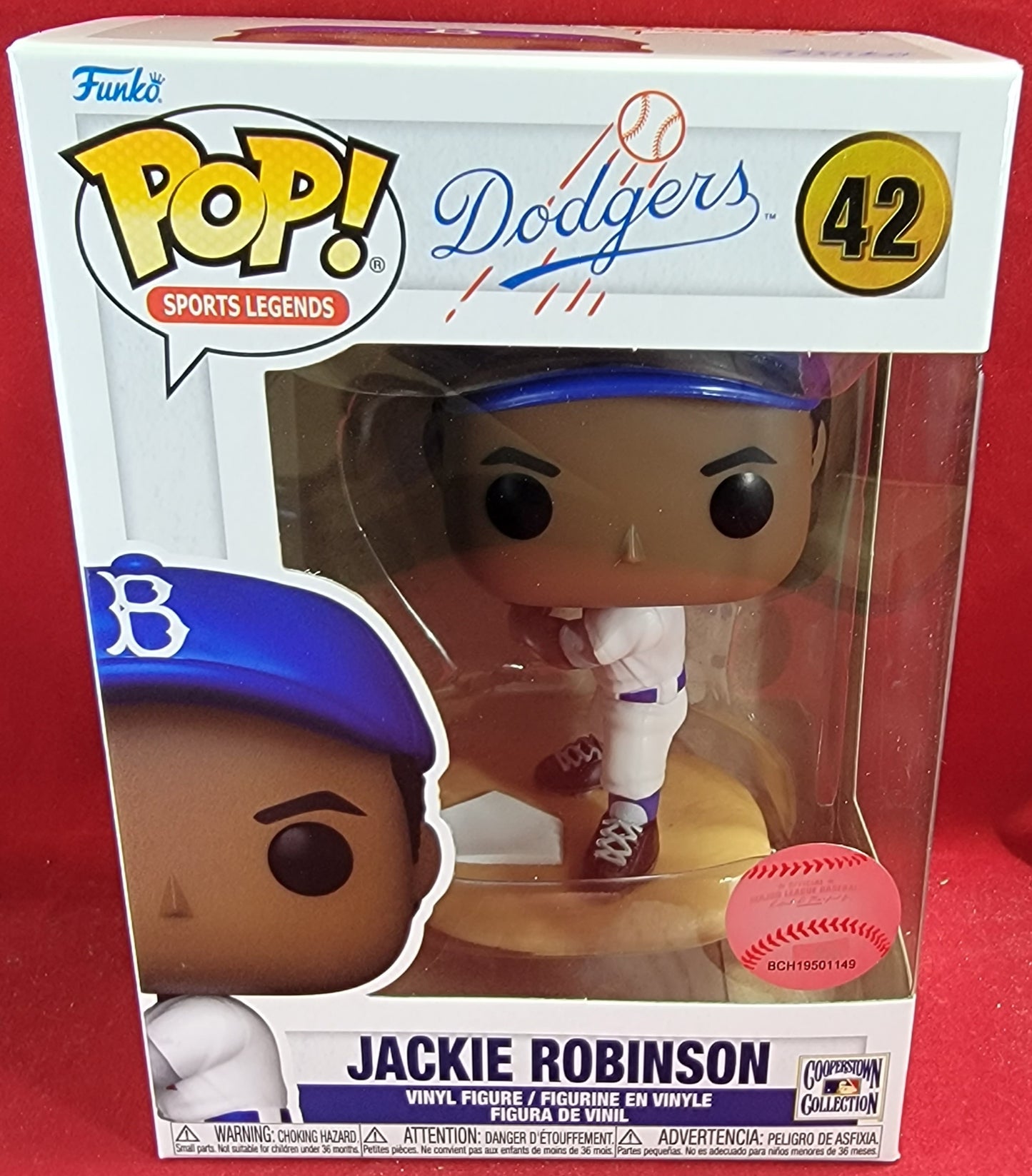 Jackie Robinson funko # 42 (nib)