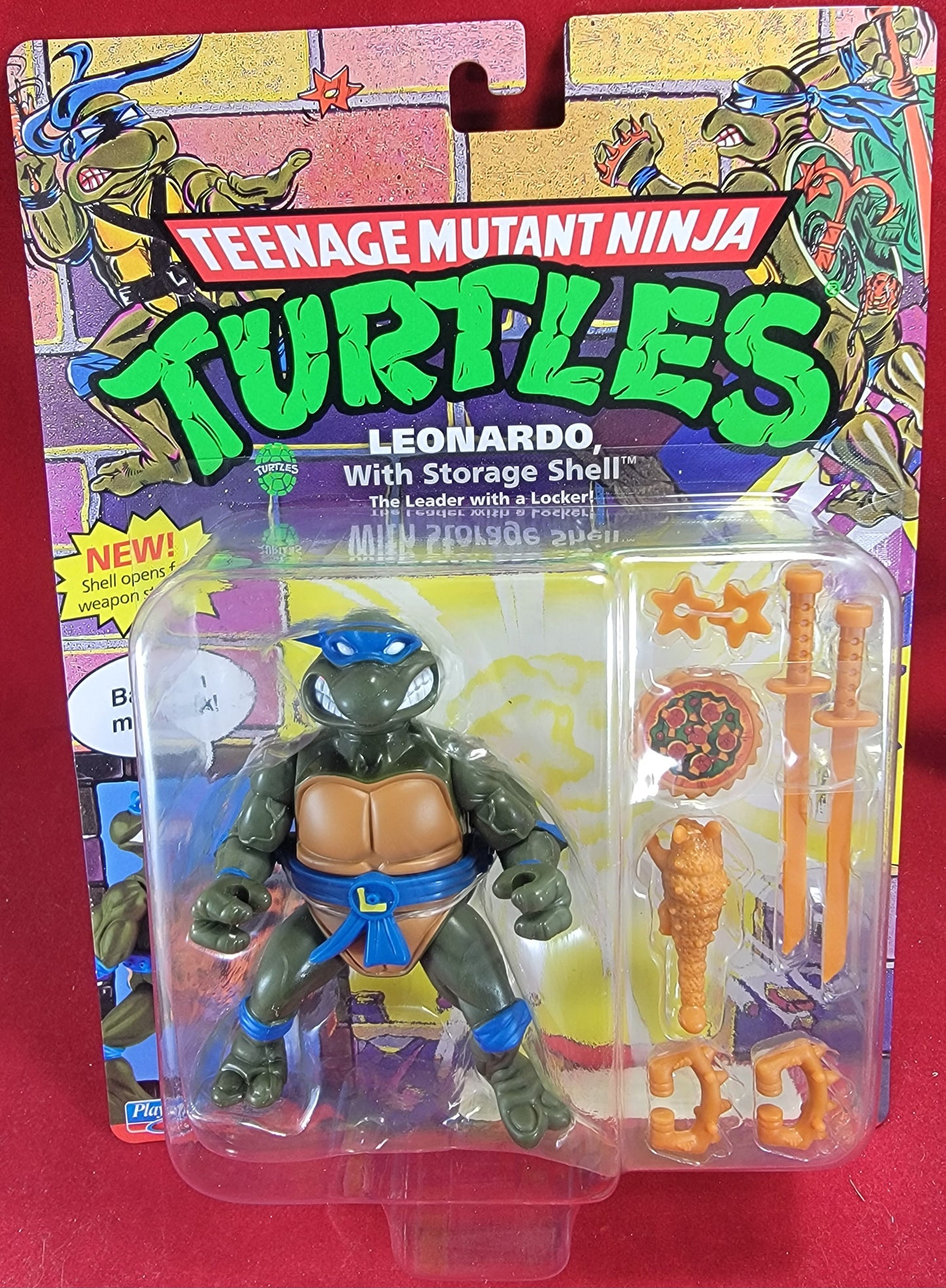 Leonardo with storage shell figure (nib)