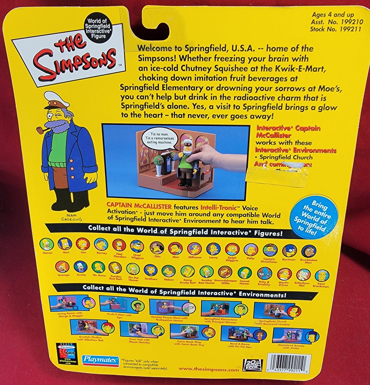 Captain mccallister playmates figure series 5 (nib)