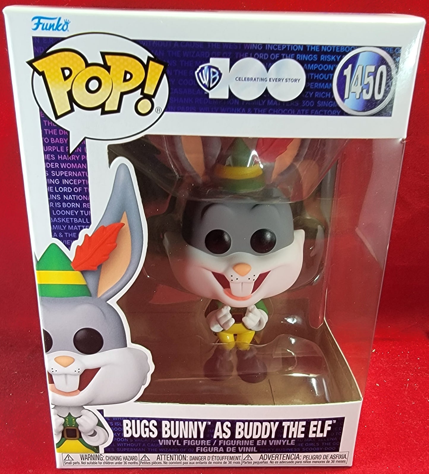 Bugs bunny as buddy elf funko # 1450 (nib)