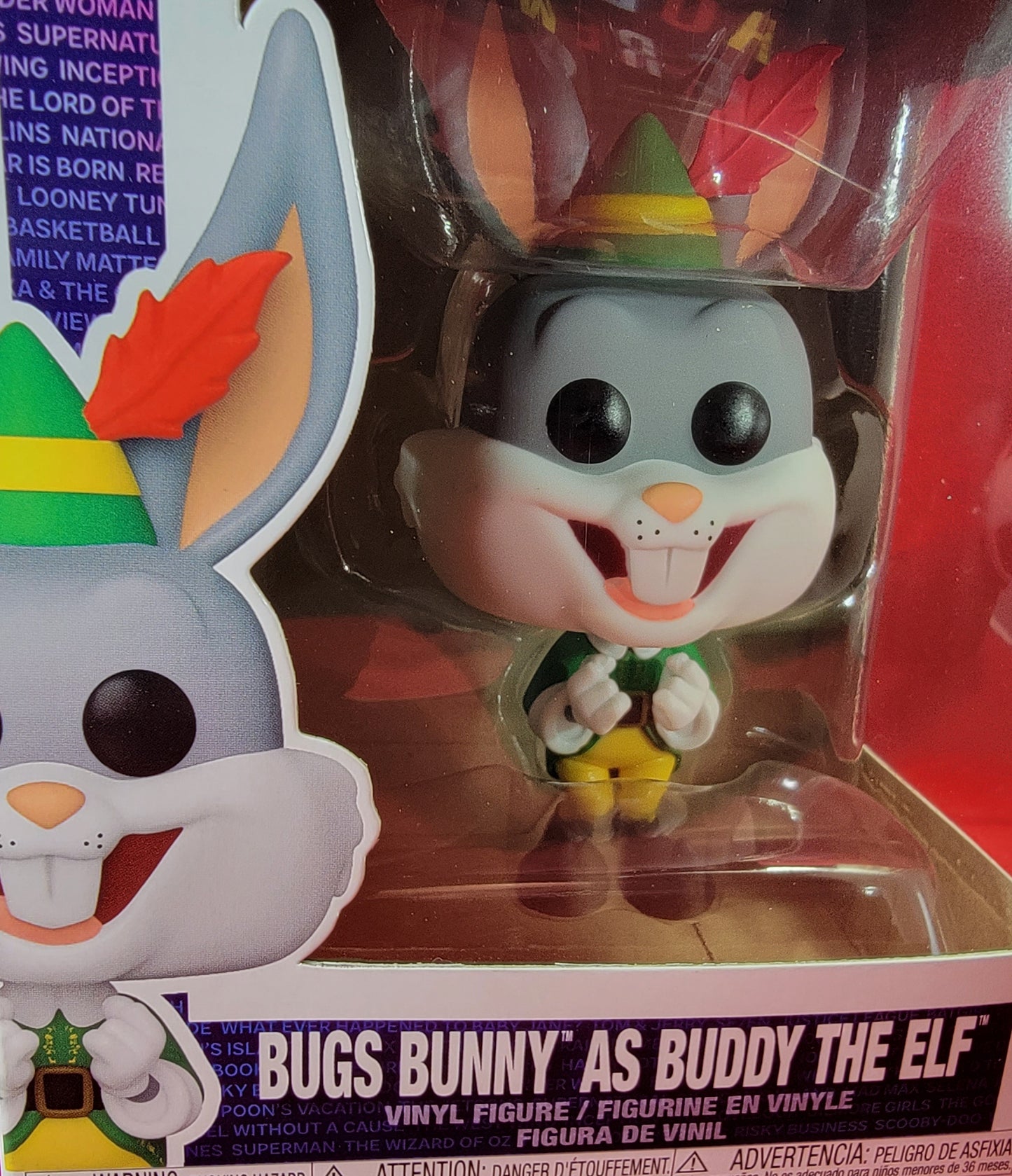 Bugs bunny as buddy elf funko # 1450 (nib)