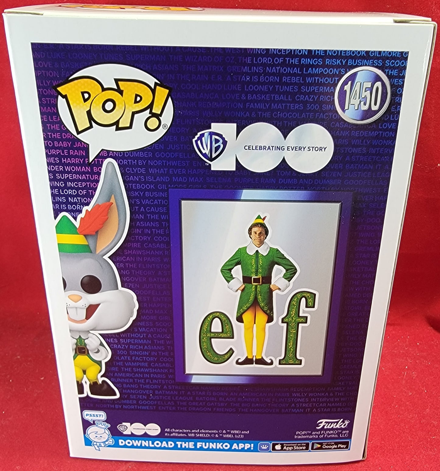 Bugs bunny as buddy elf funko # 1450 (nib)