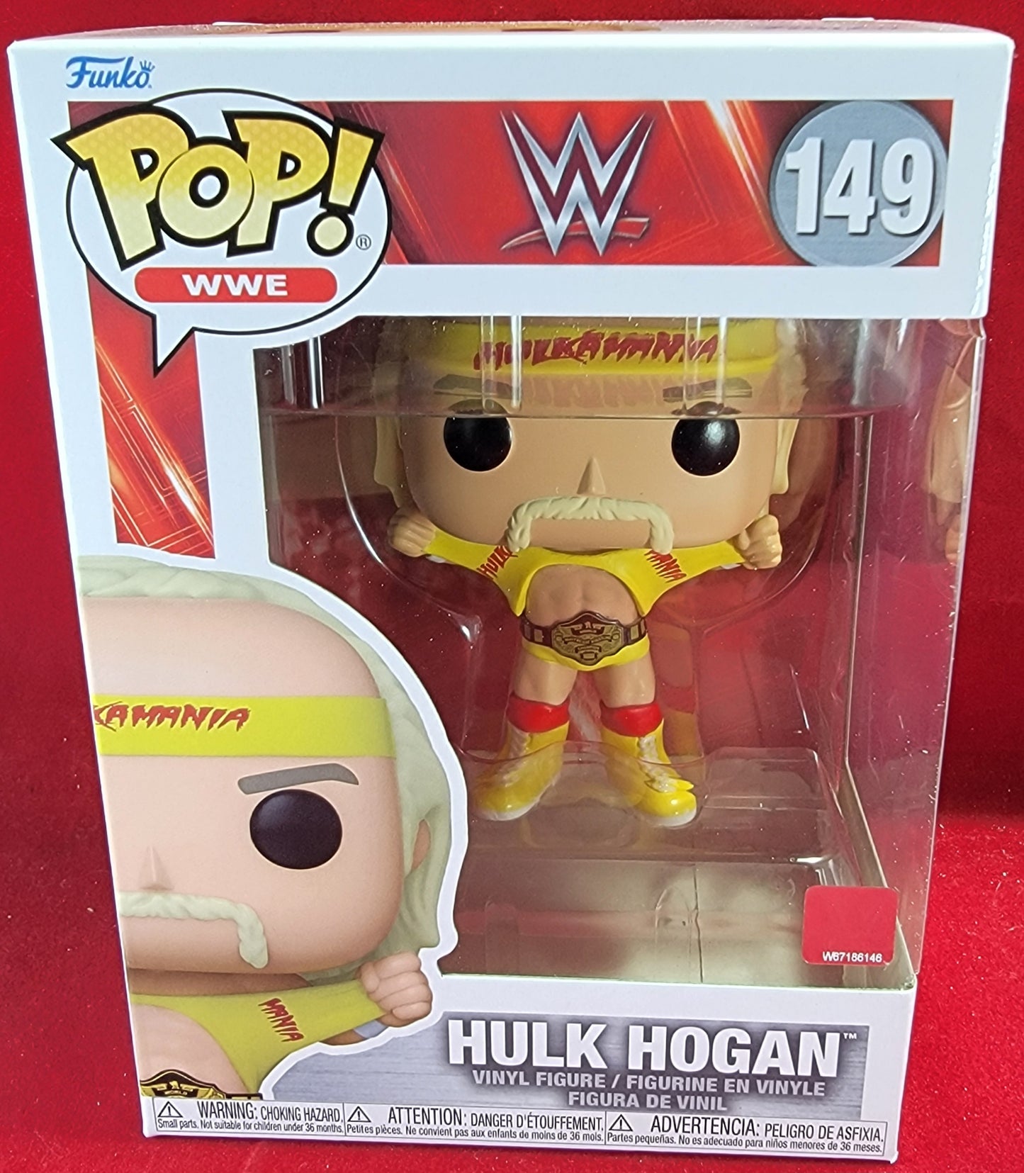 Hulk hogan funko # 149 (nib)
With pop protector
