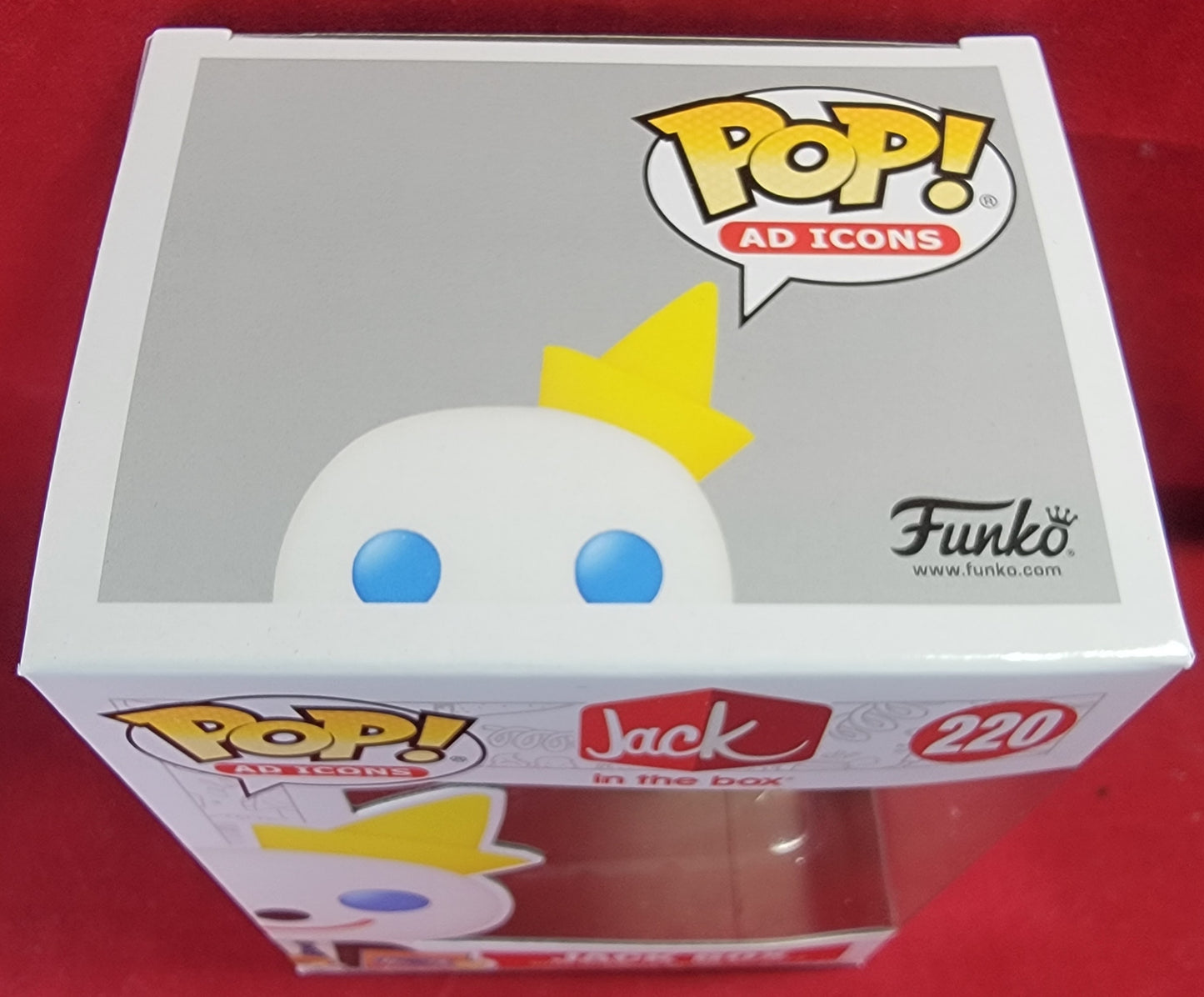 Jack box funko # 220 (nib)
With pop protector